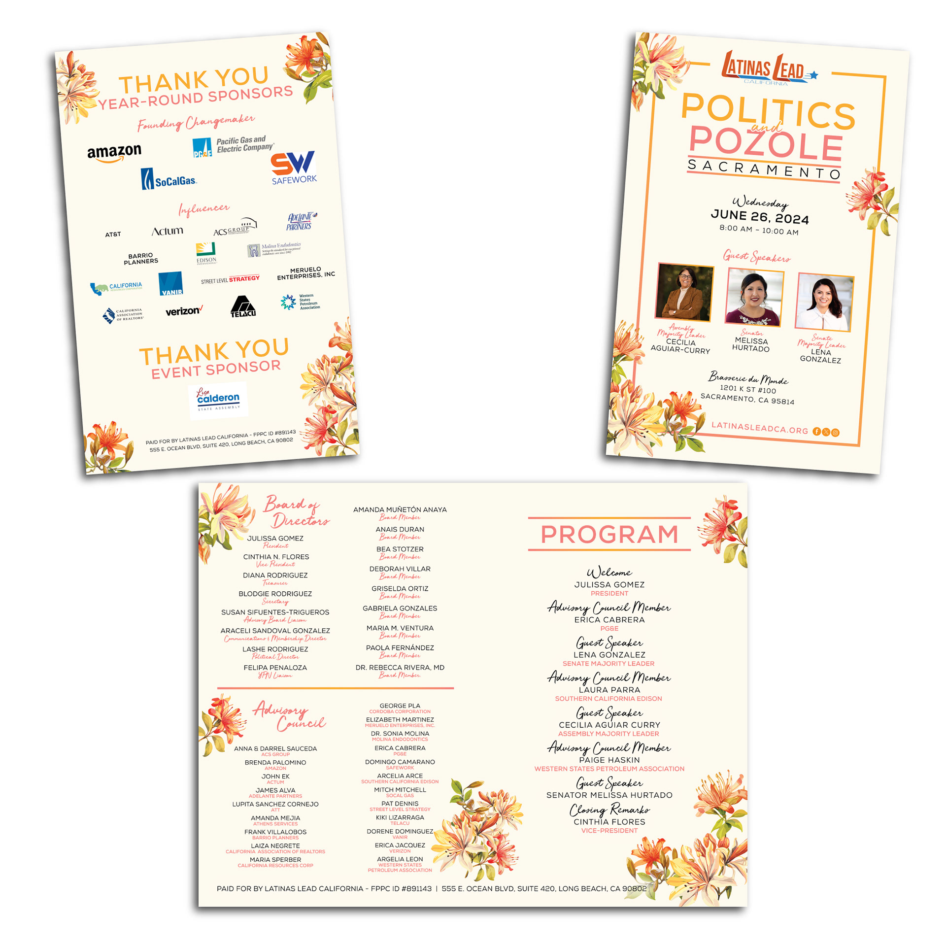 Event Program Design