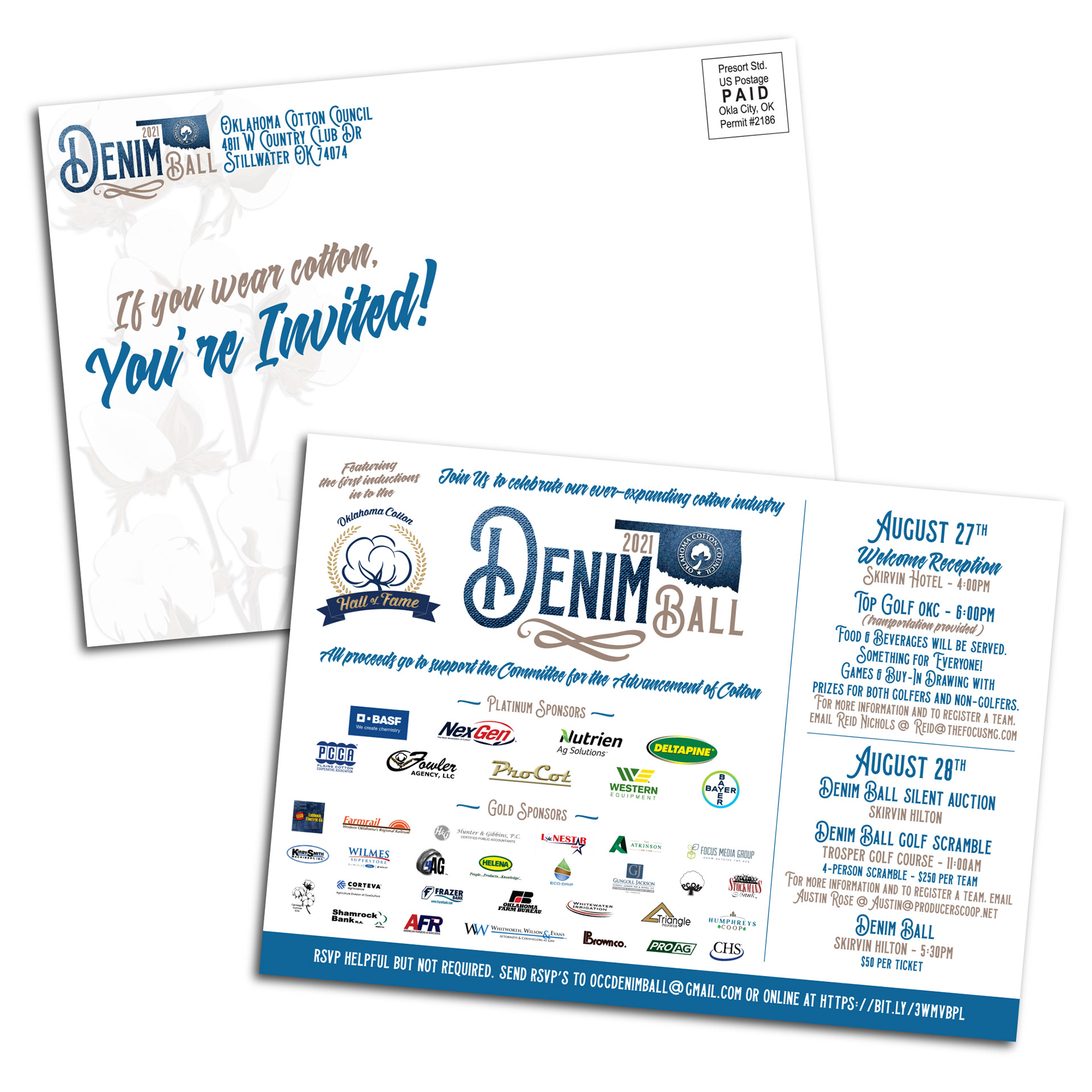 Invitation Postcard Design