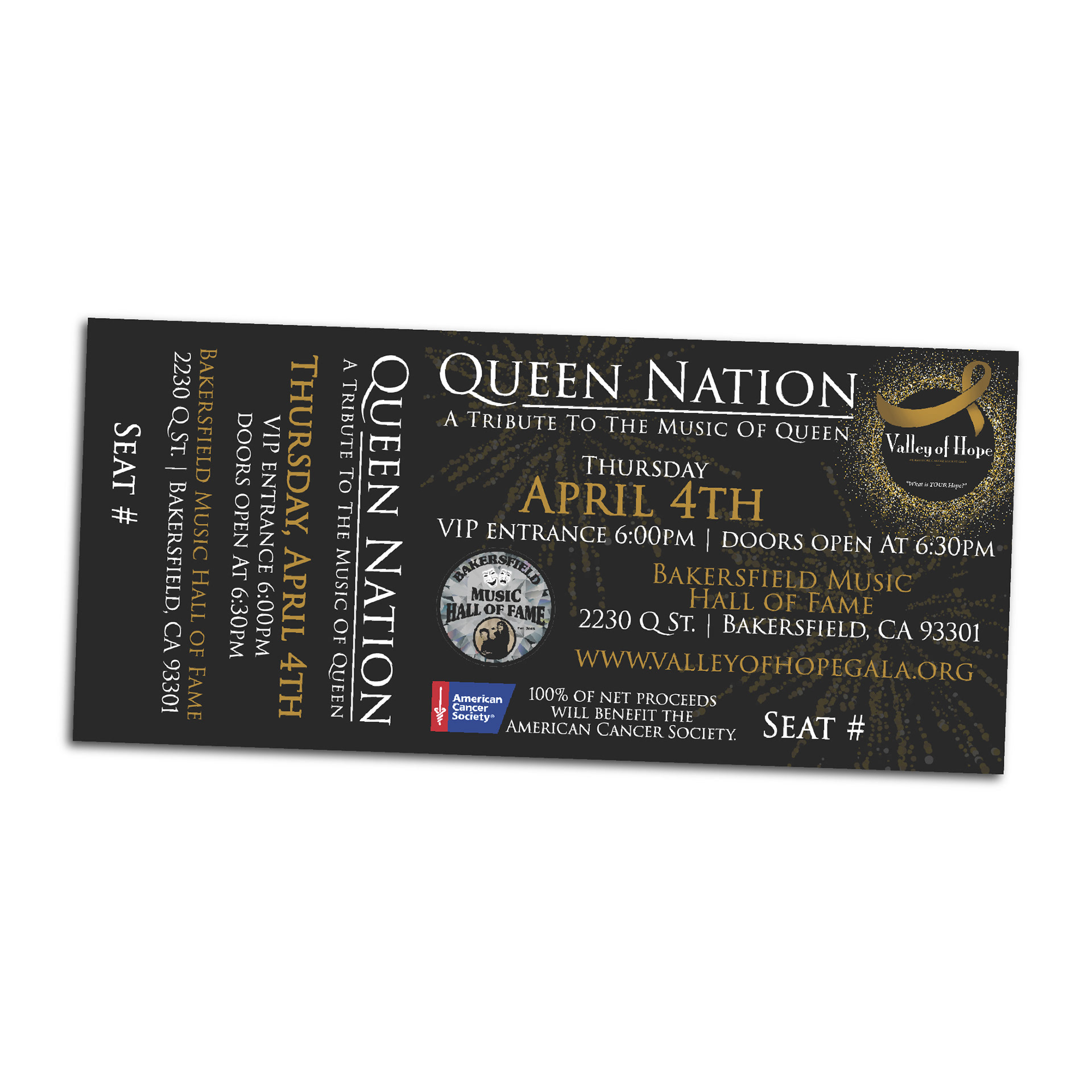 Event Ticket Design