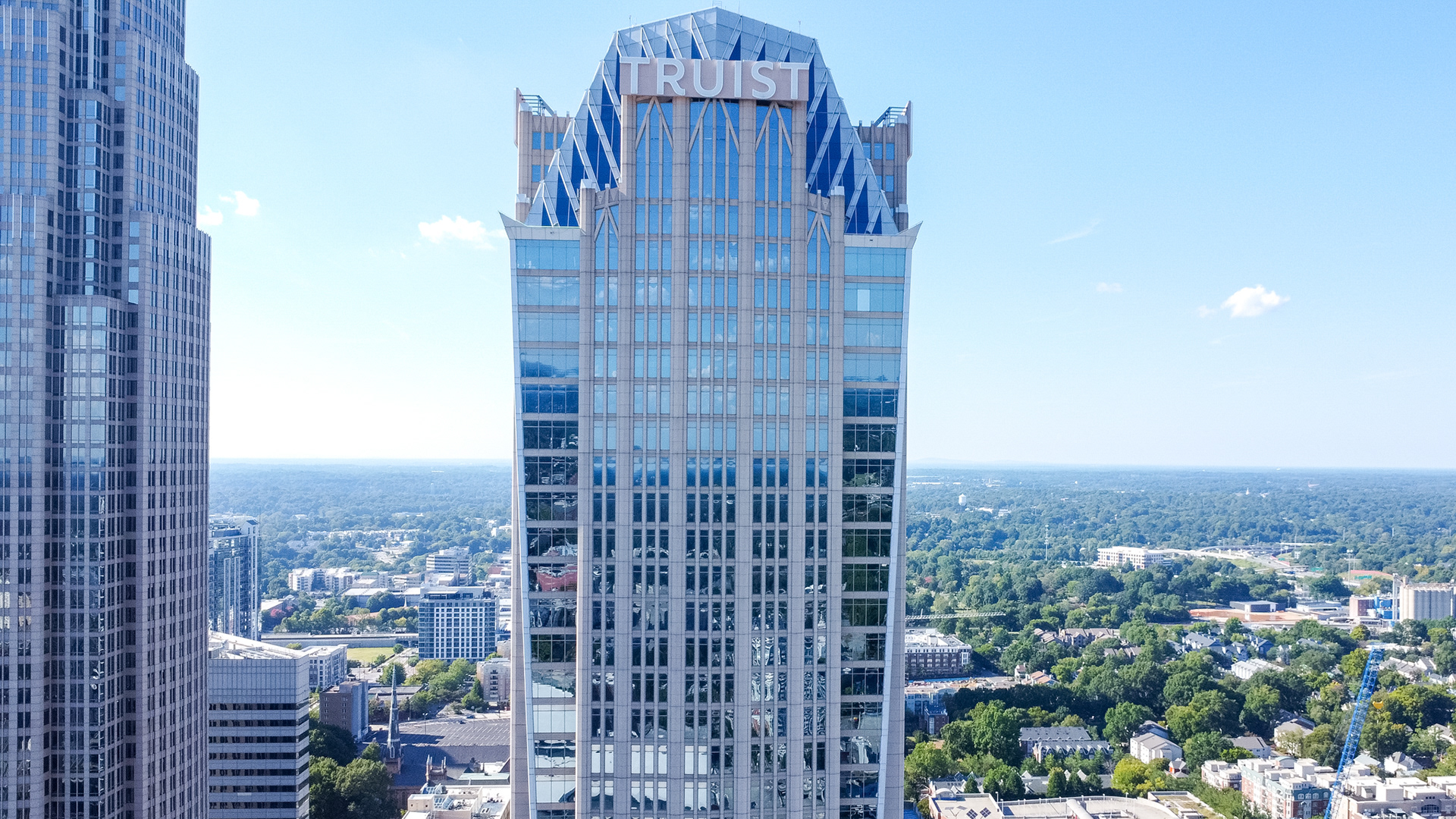 Urban Aerial – Charlotte Skyline