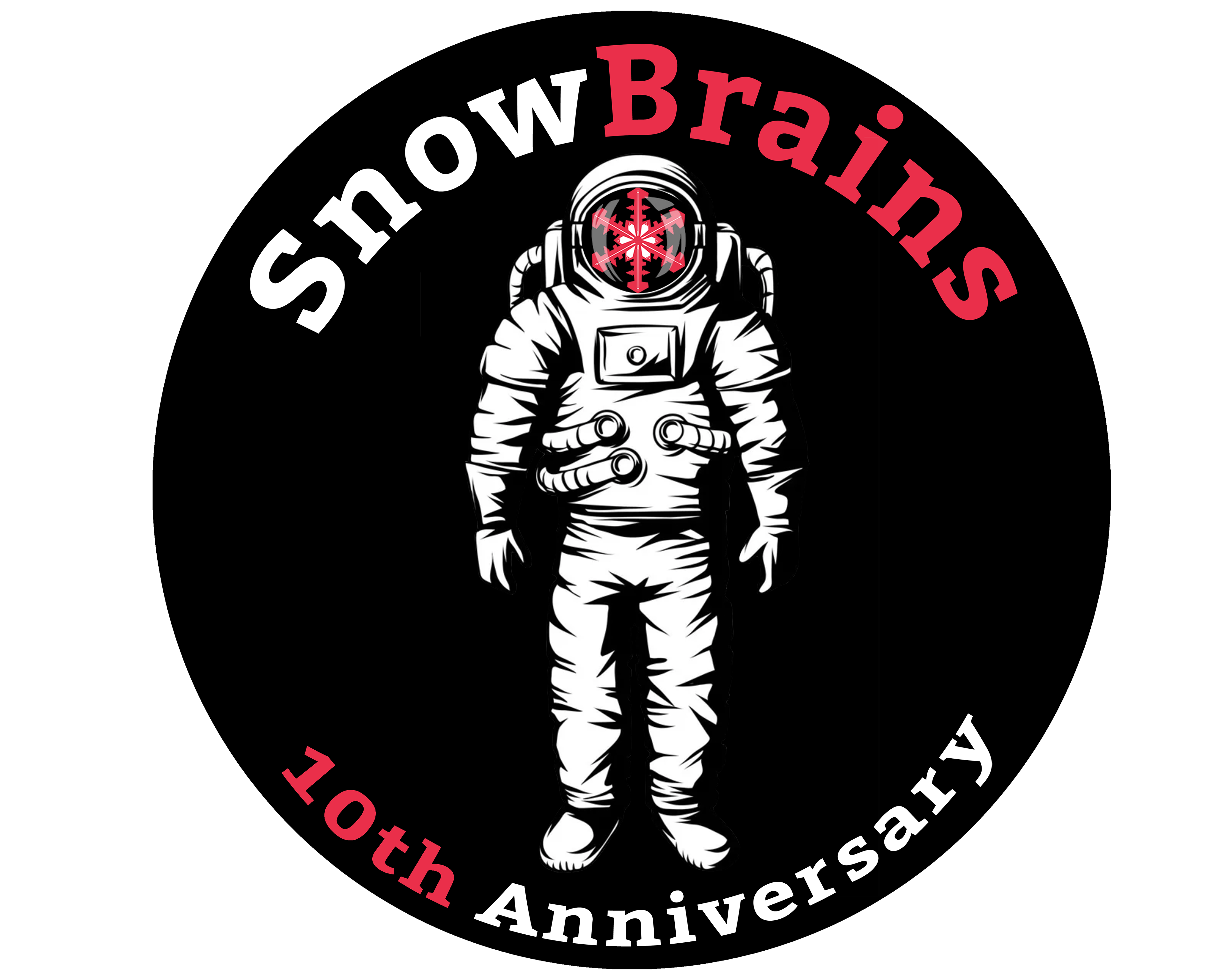 SnowBrains 10th Anniversary Logo