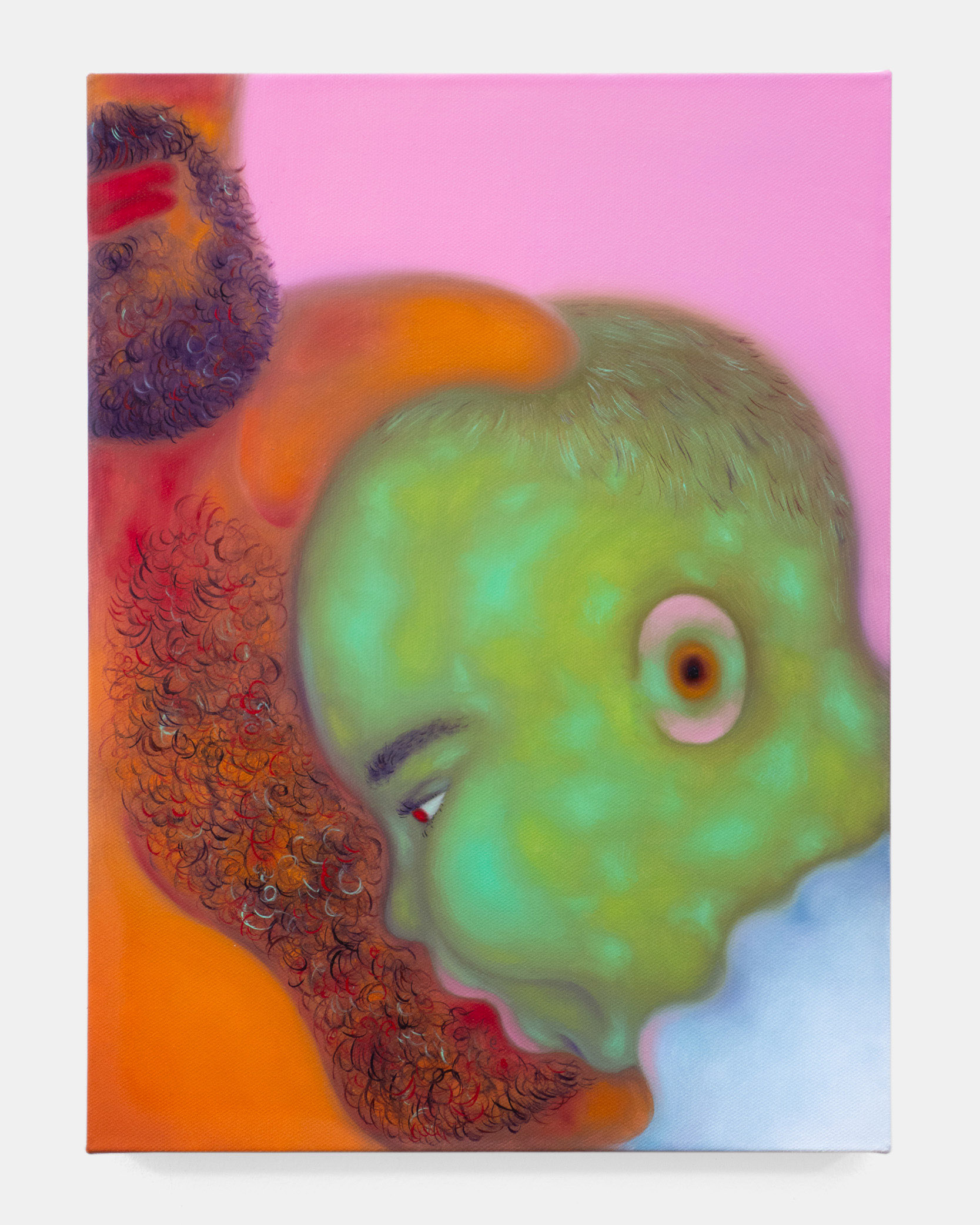 "The Father and the Whore", 2025, oil on linen, 16x12 inches