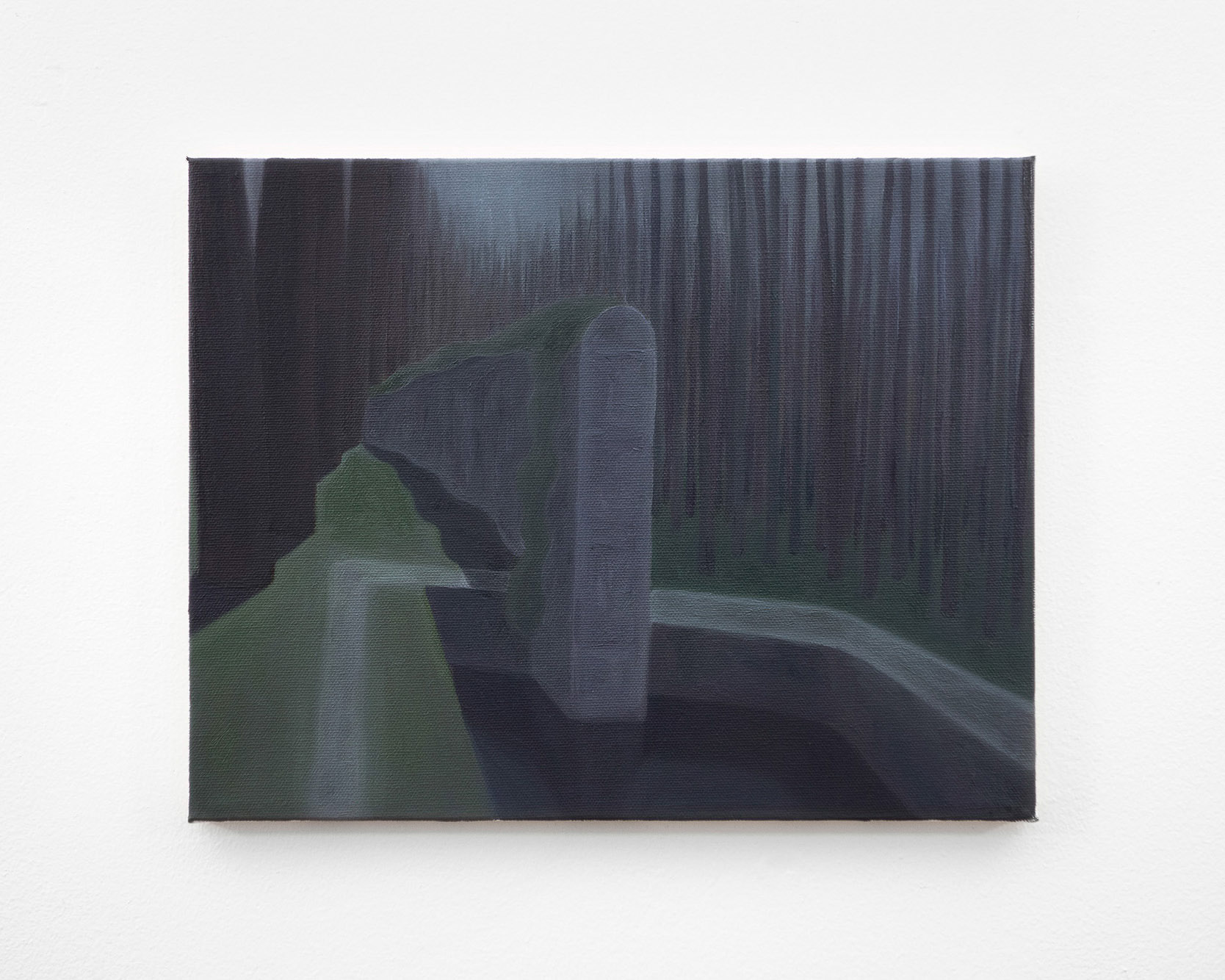 "Staged Silence", 2021, oil on canvas, 11x14 inches
