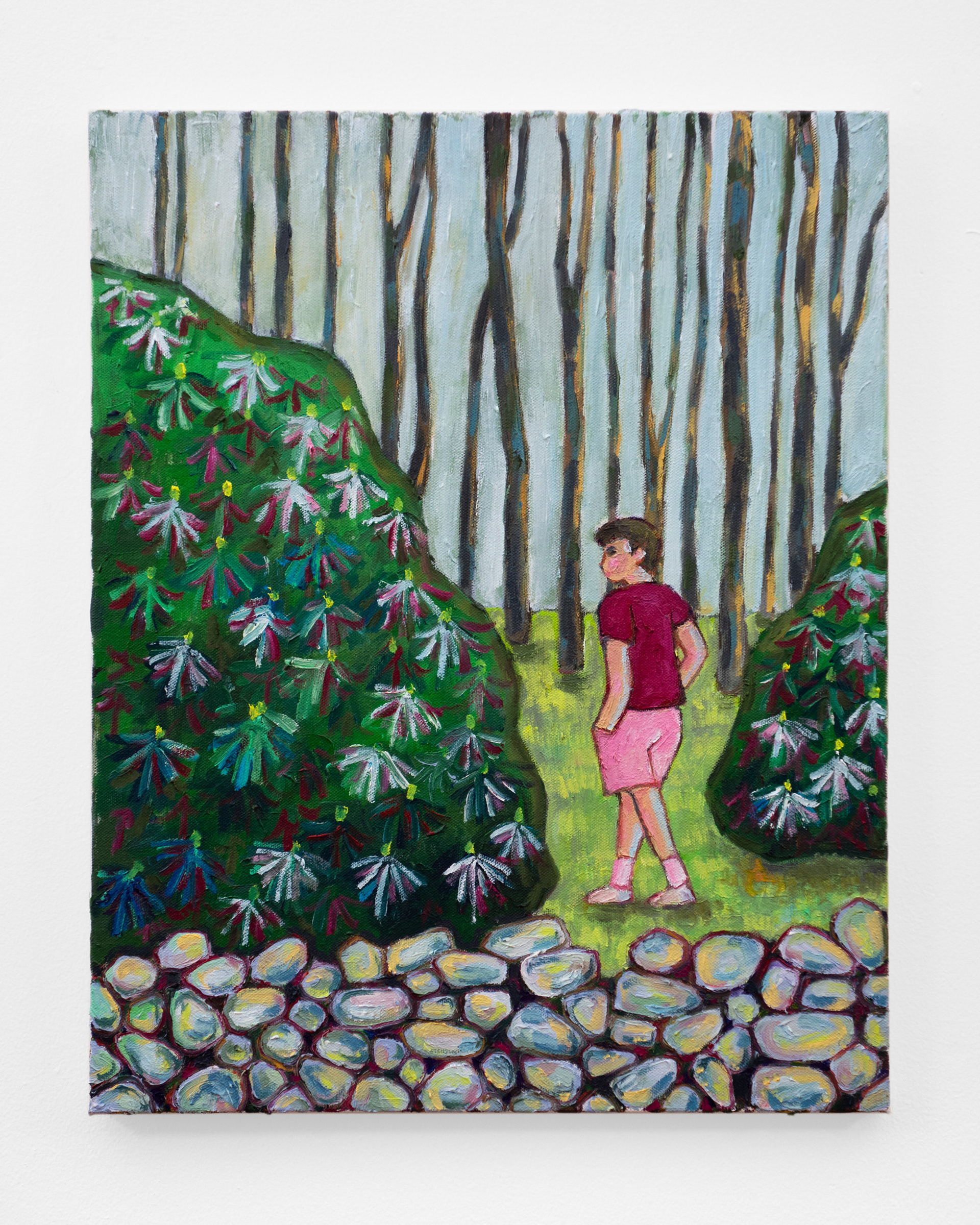"The Visitor", 2018, oil on canvas, 20x16 inches