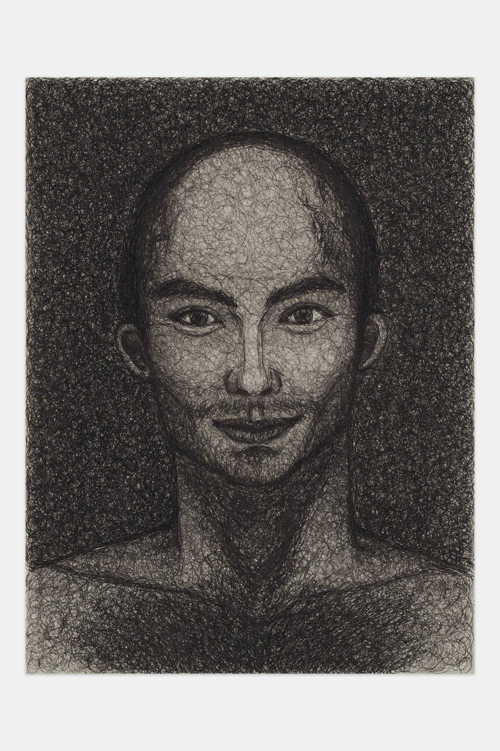 "NB (From Memory)" I, 2023, ink on paper, 9x12 inches
