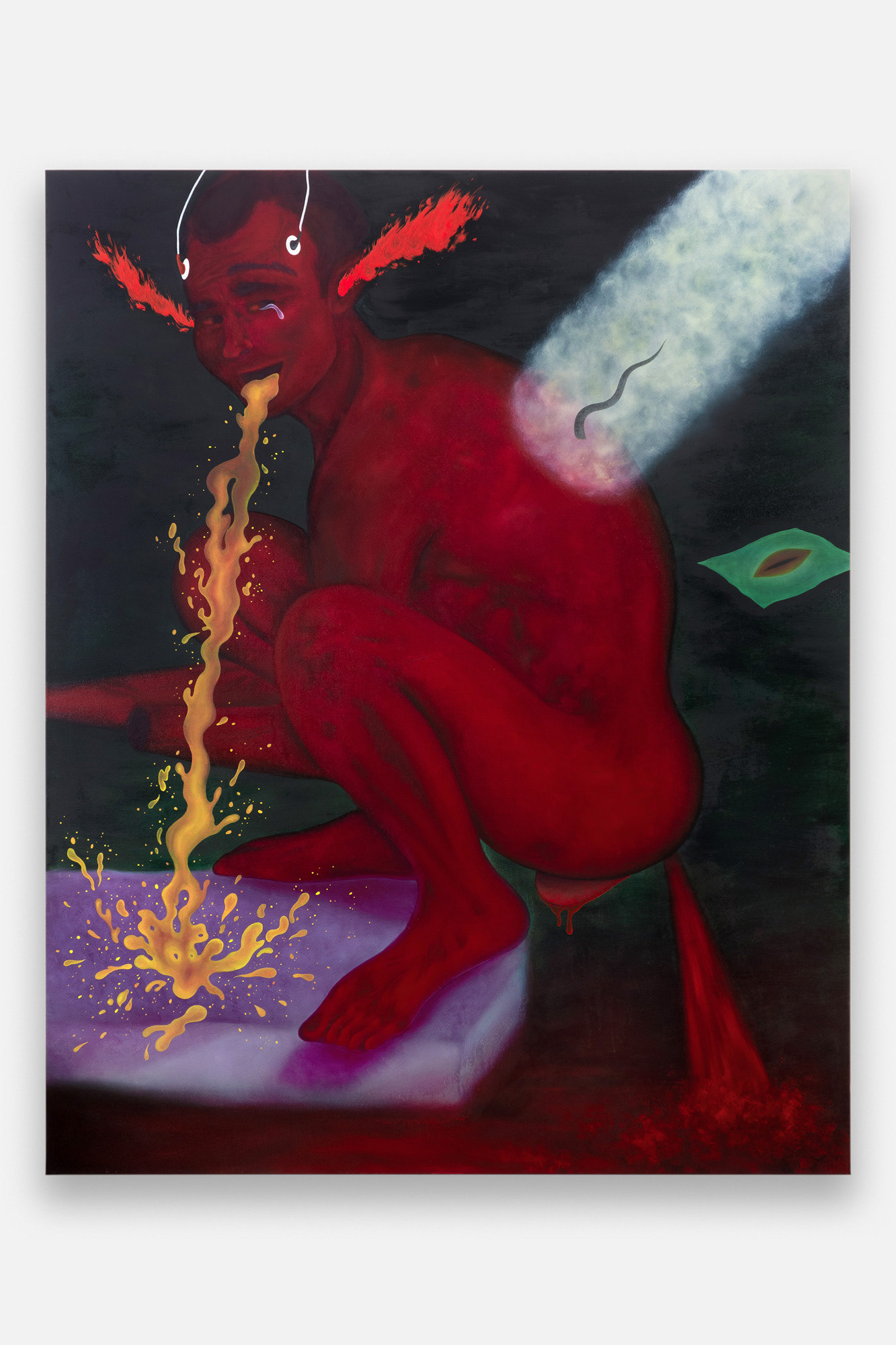 "Conversion Therapy", 2023, oil on canvas, 48x60 inches