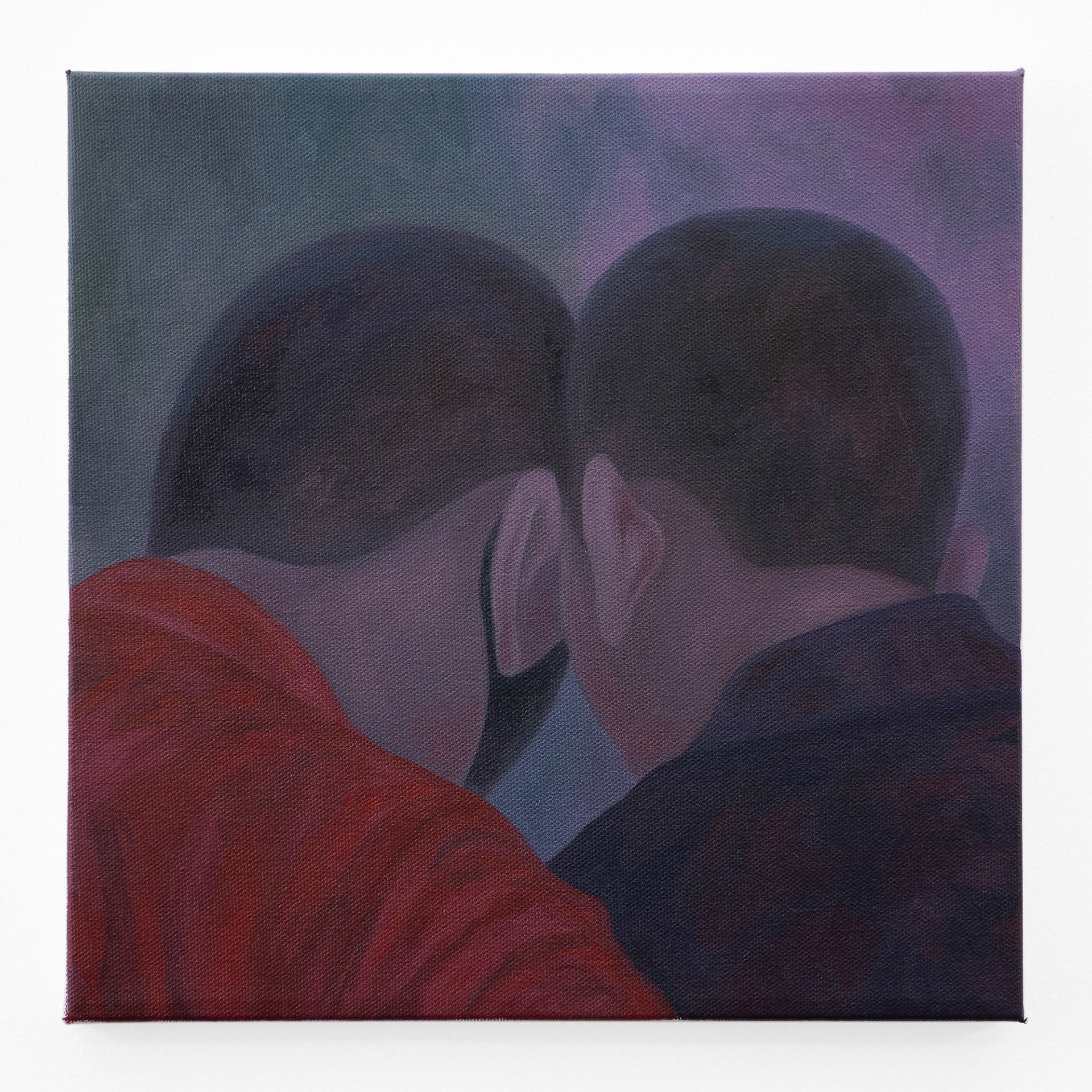 "You Cursed Me", 2021, oil on canvas, 12x12 inches