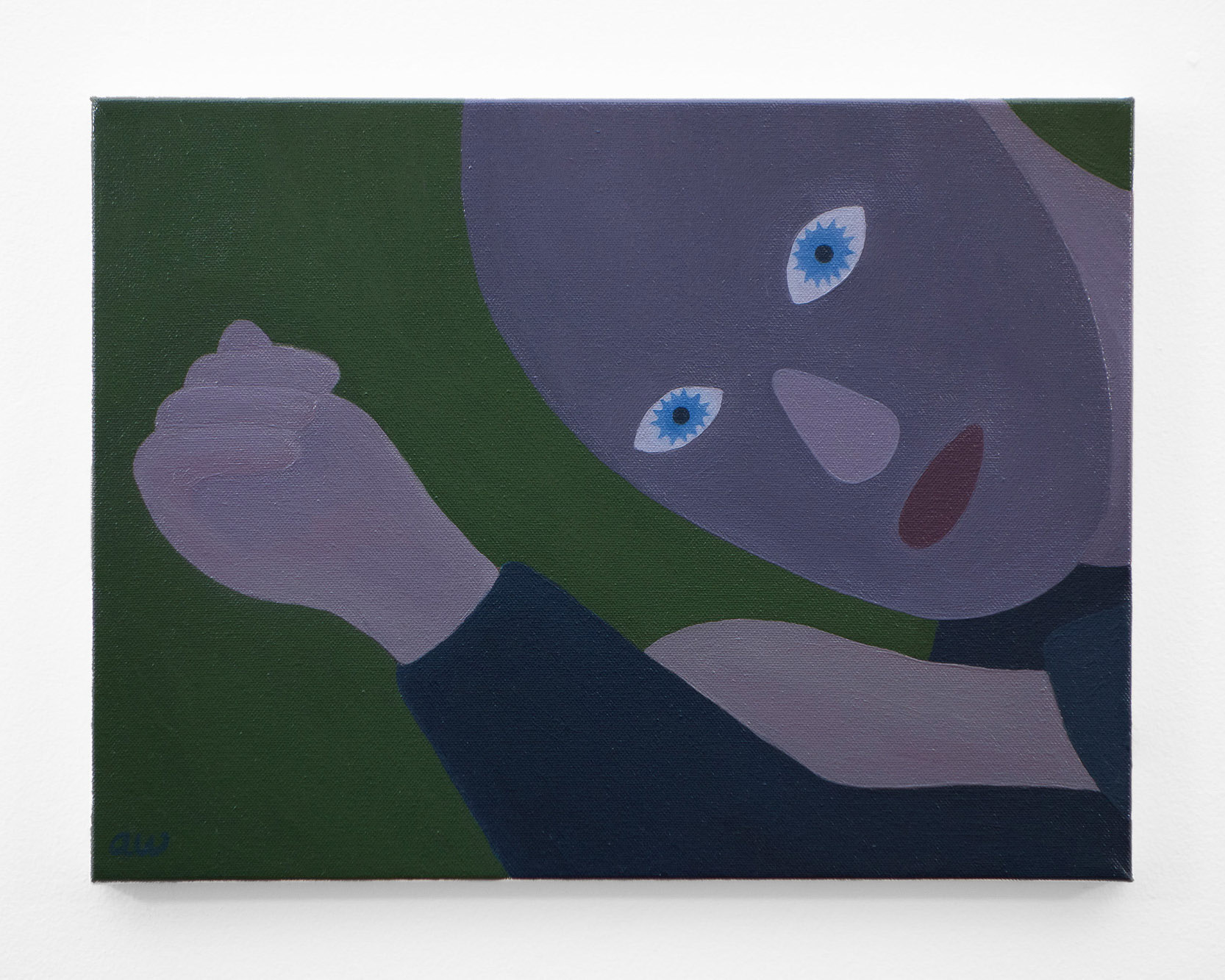 "Waiting for a Dream", 2020, oil on canvas, 12x16 inches