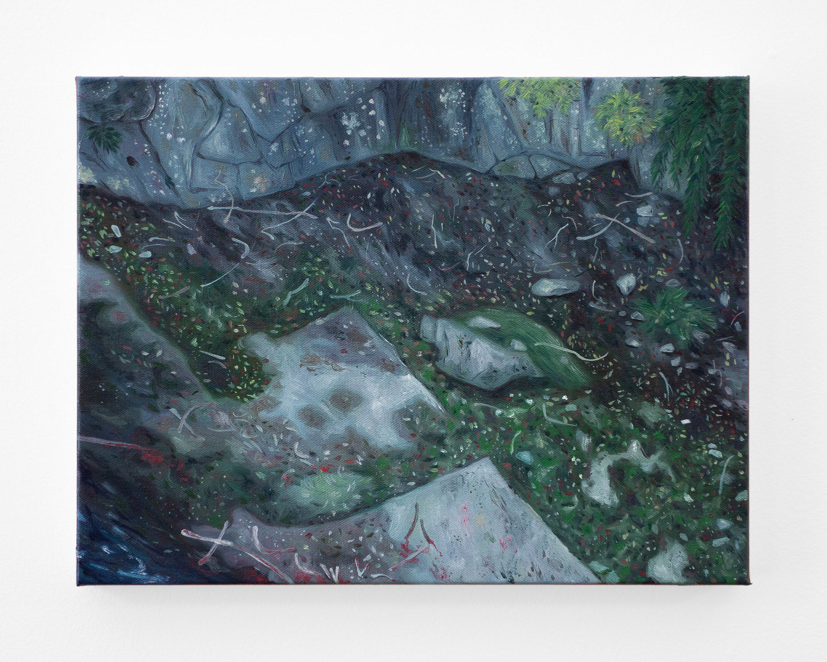 "I Don't Want to Stay", 2021, oil on canvas, 12x16 inches