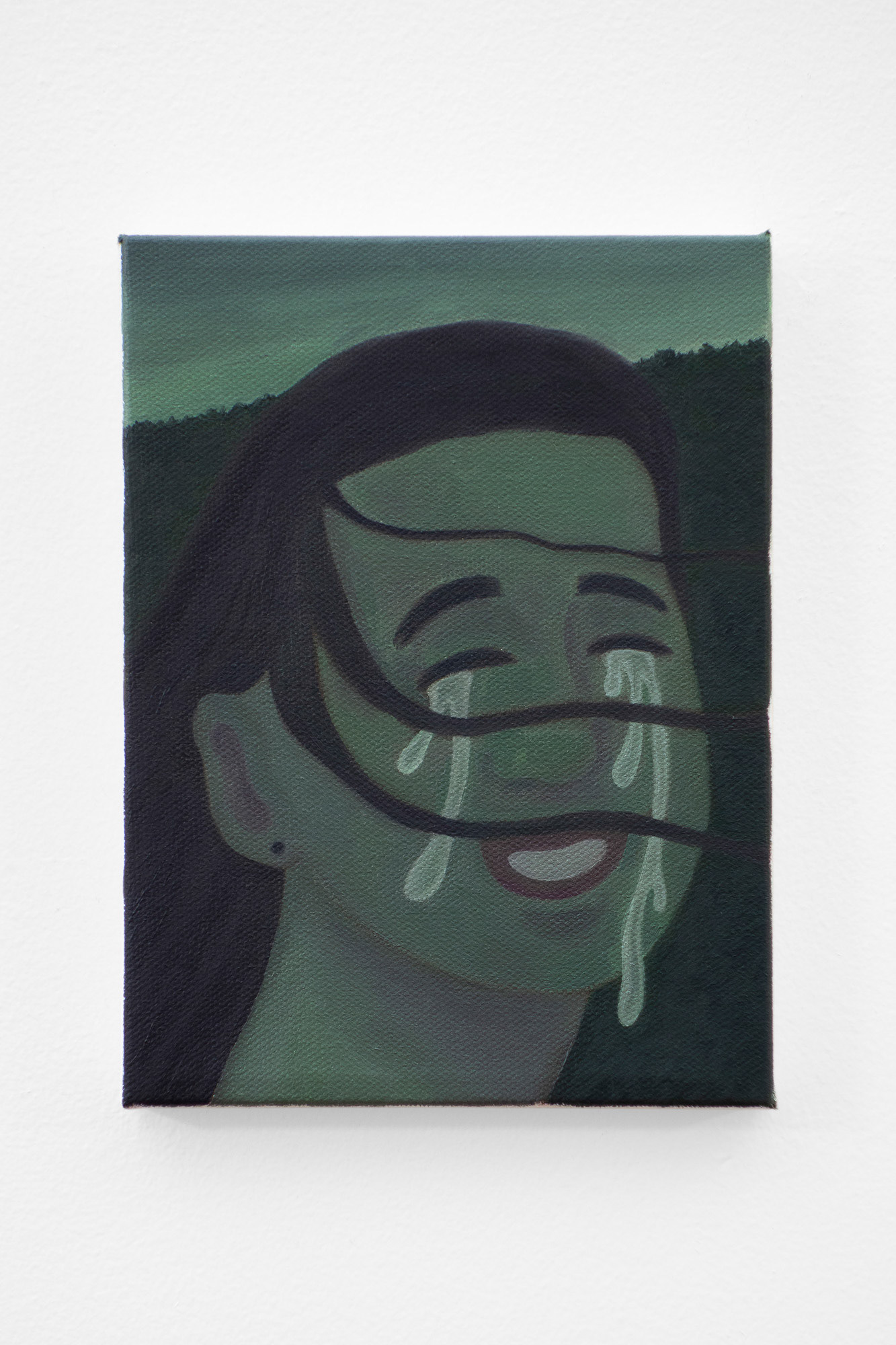 "Out of Control", 2021, oil on canvas, 6x8 inches