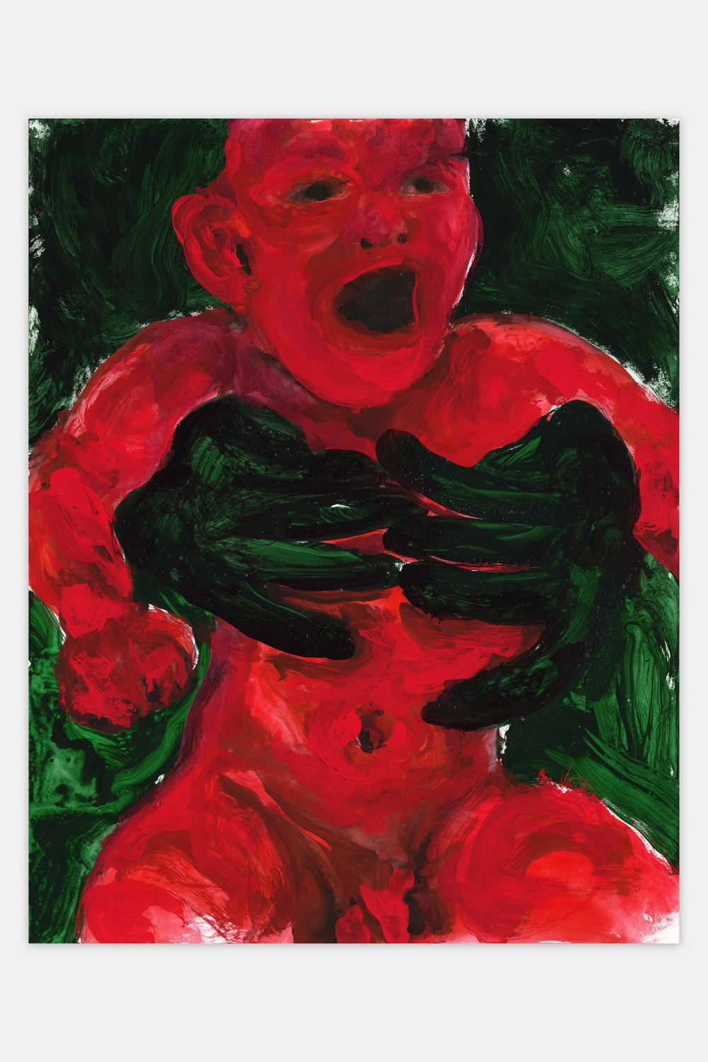 "Devil Boy" I, 2023, watercolor and gouache on paper, 11x14 inches