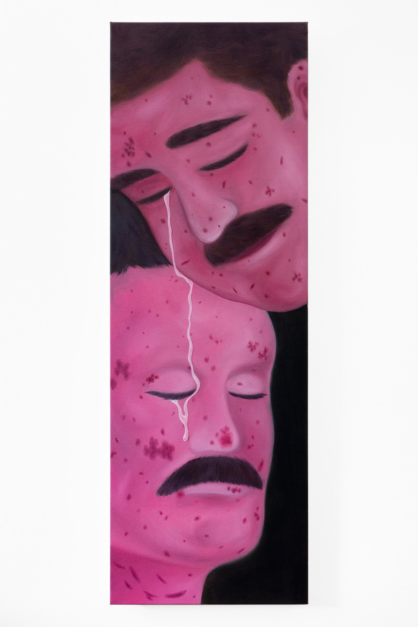"It's a Beautiful Life", 2022, oil on canvas, 12x36 inches