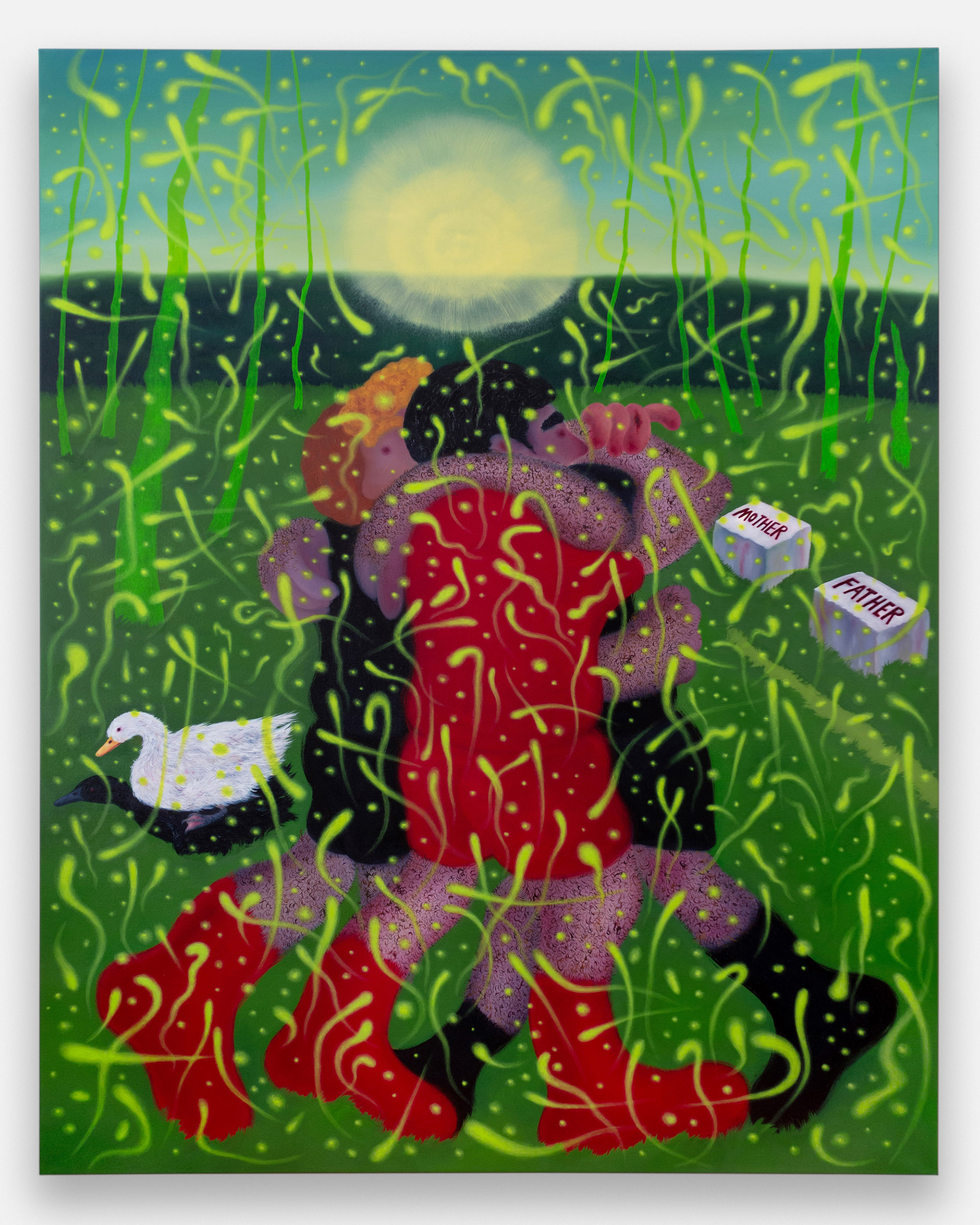 "The Long Goodbye", 2025, oil on canvas, 60x48 inches