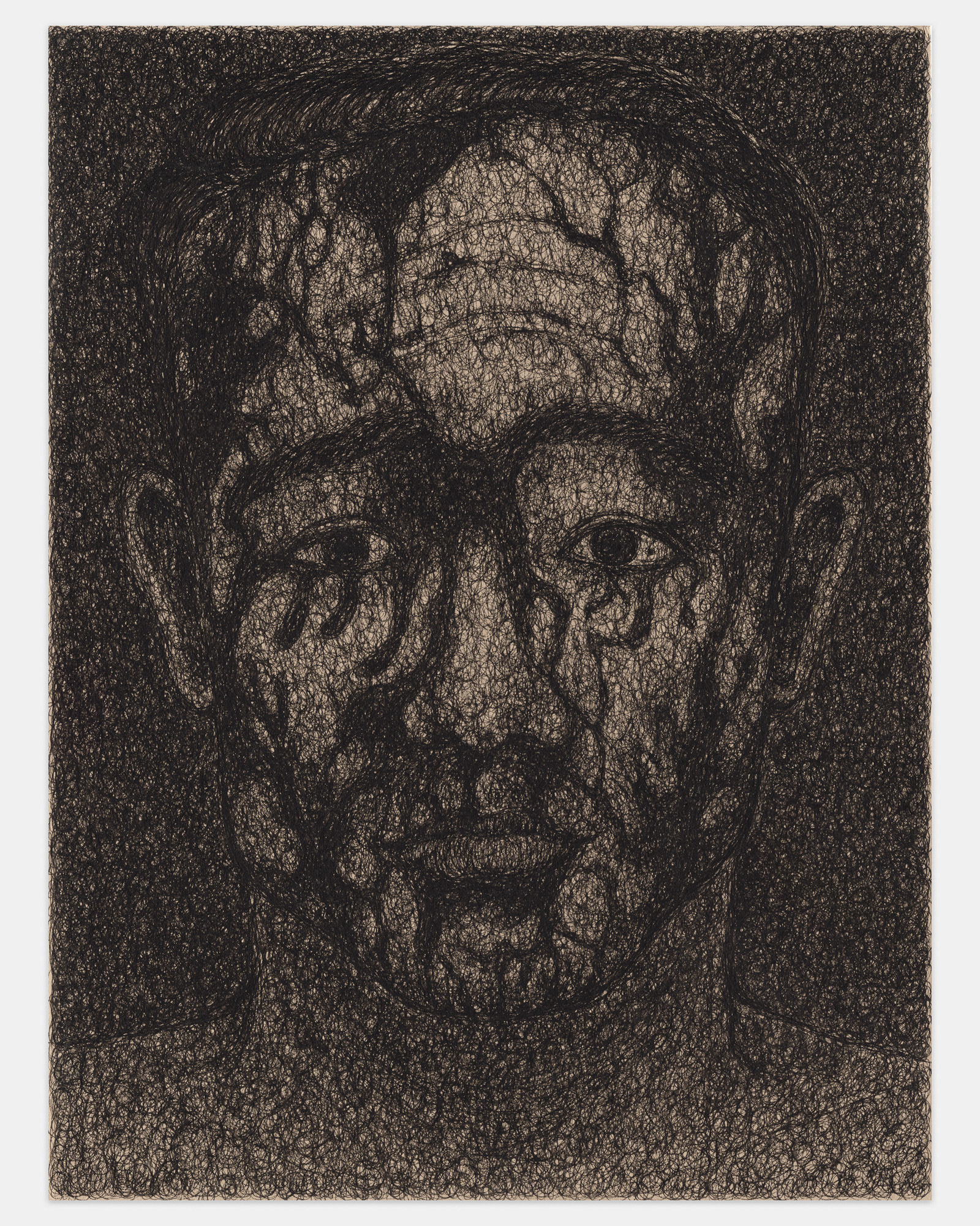 "Those Days of Mine", 2024, ink on paper, 12x9 inches
