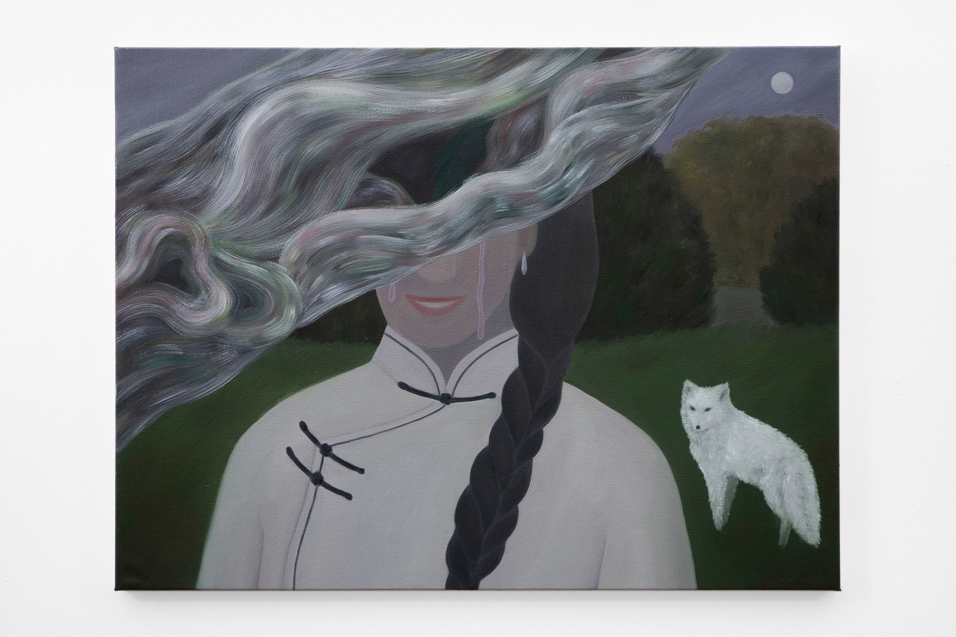 "You Are the Recurring Story in My Dream", 2021, oil on canvas, 18x24 inches