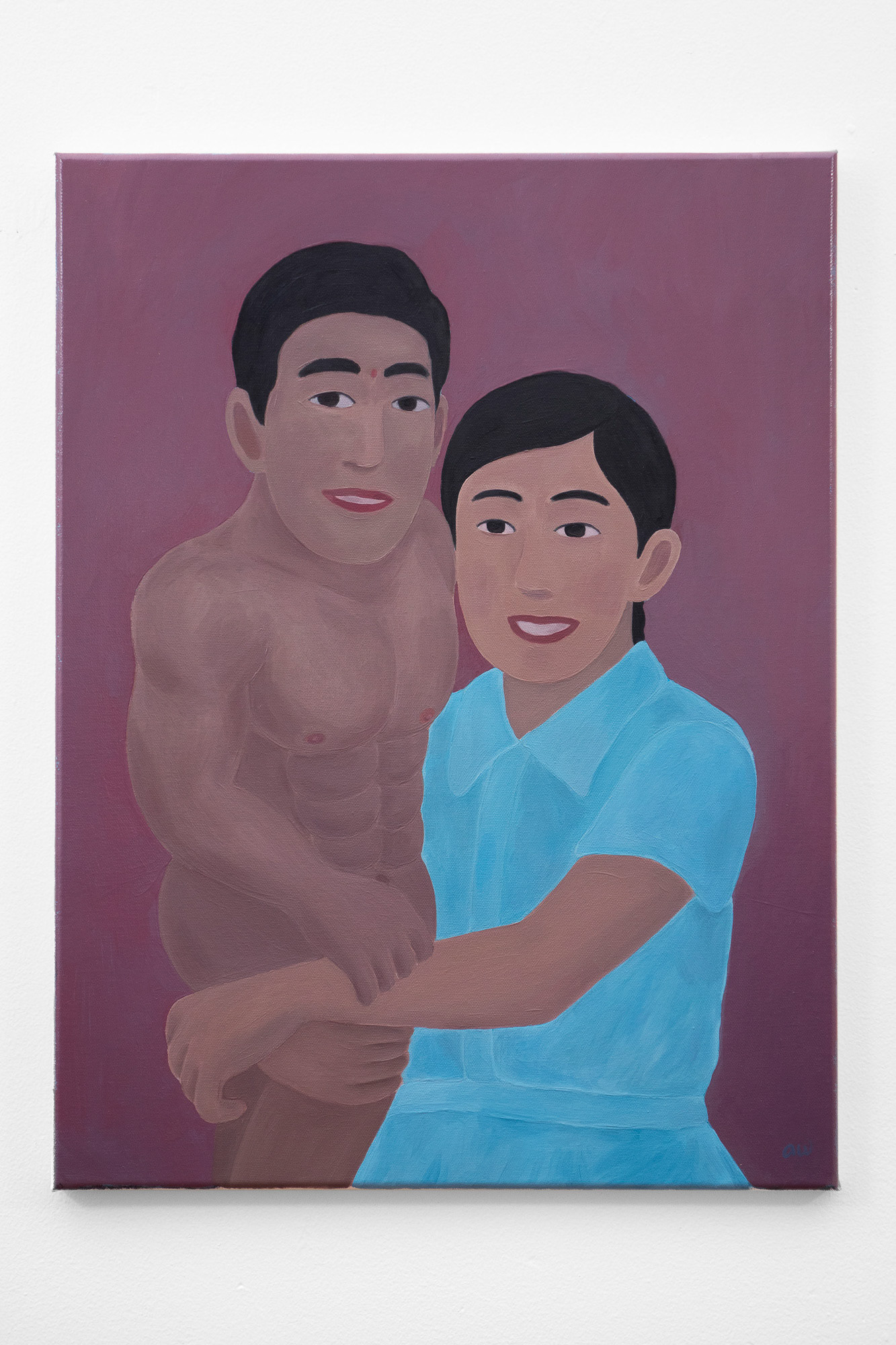 "Once a Child, Always a Child", 2020, oil on canvas, 18x24 inches