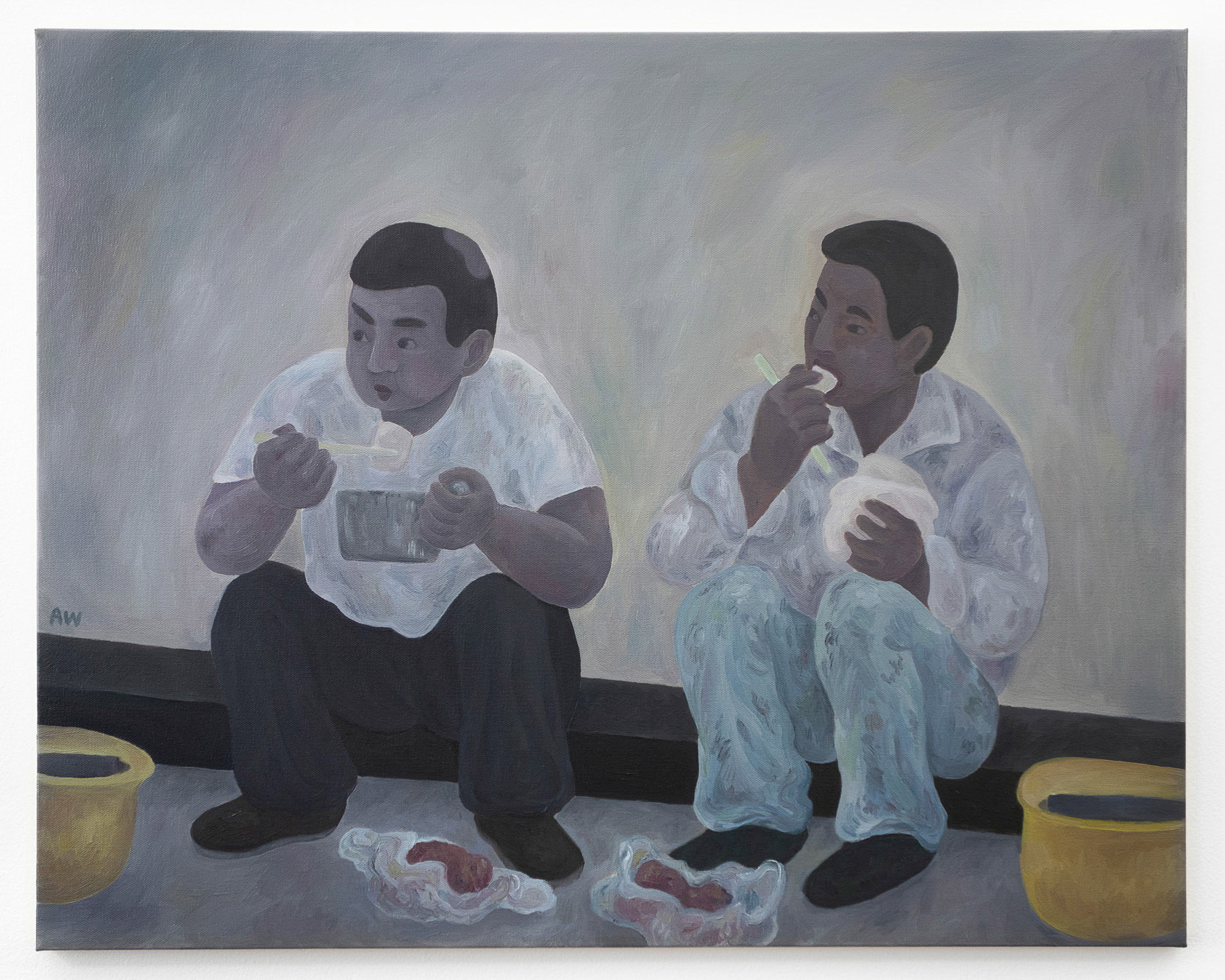 "Happy Hour", 2020, oil on canvas, 24x30 inches