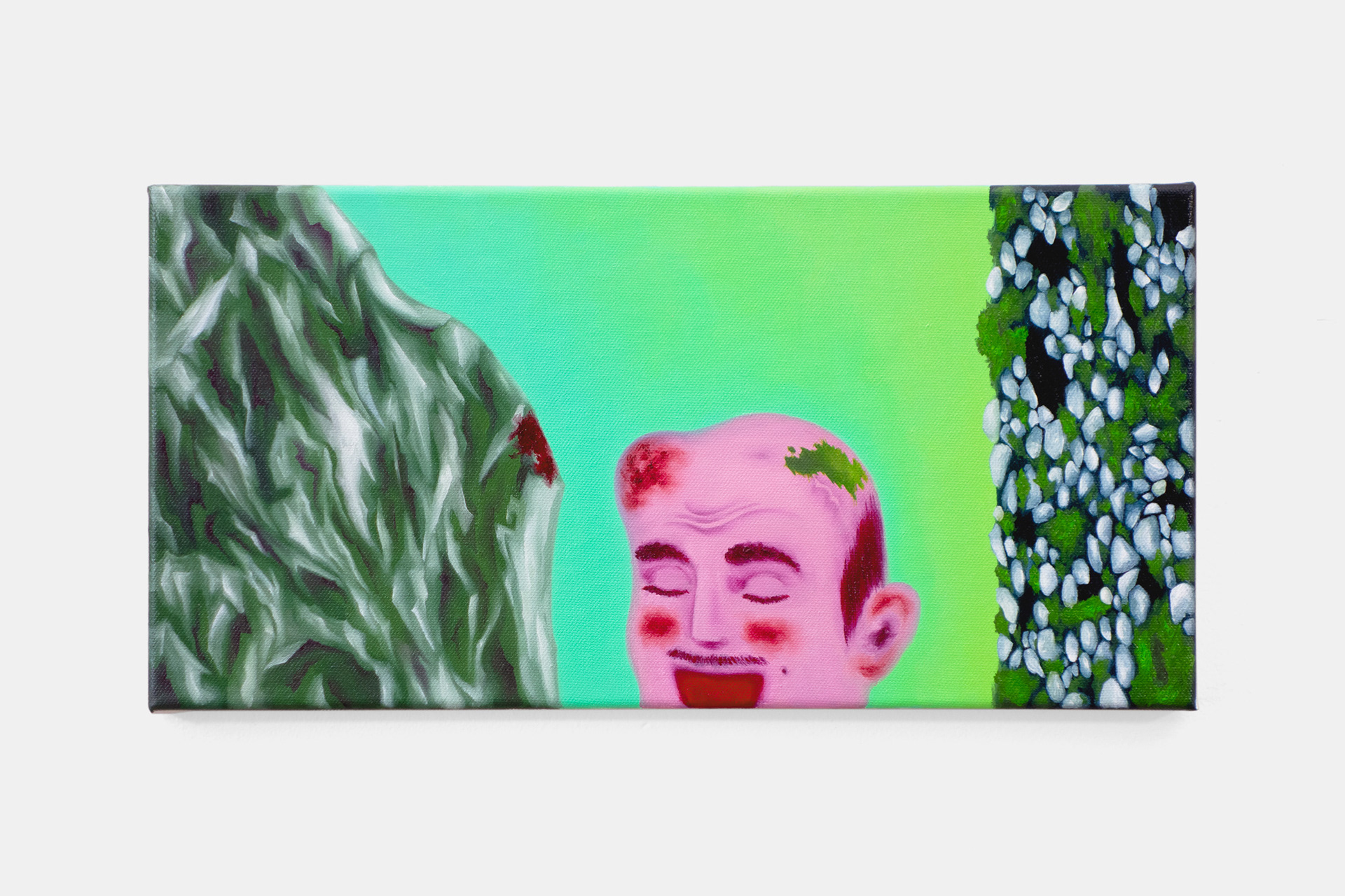 "Amor Fati", 2025, oil on canvas, 8x16 inches