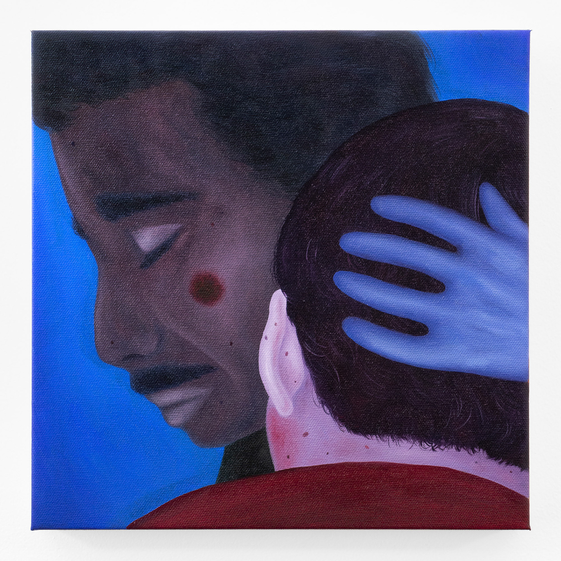 "I Know How It Hurts" I, 2022, oil on canvas, 12x12 inches
