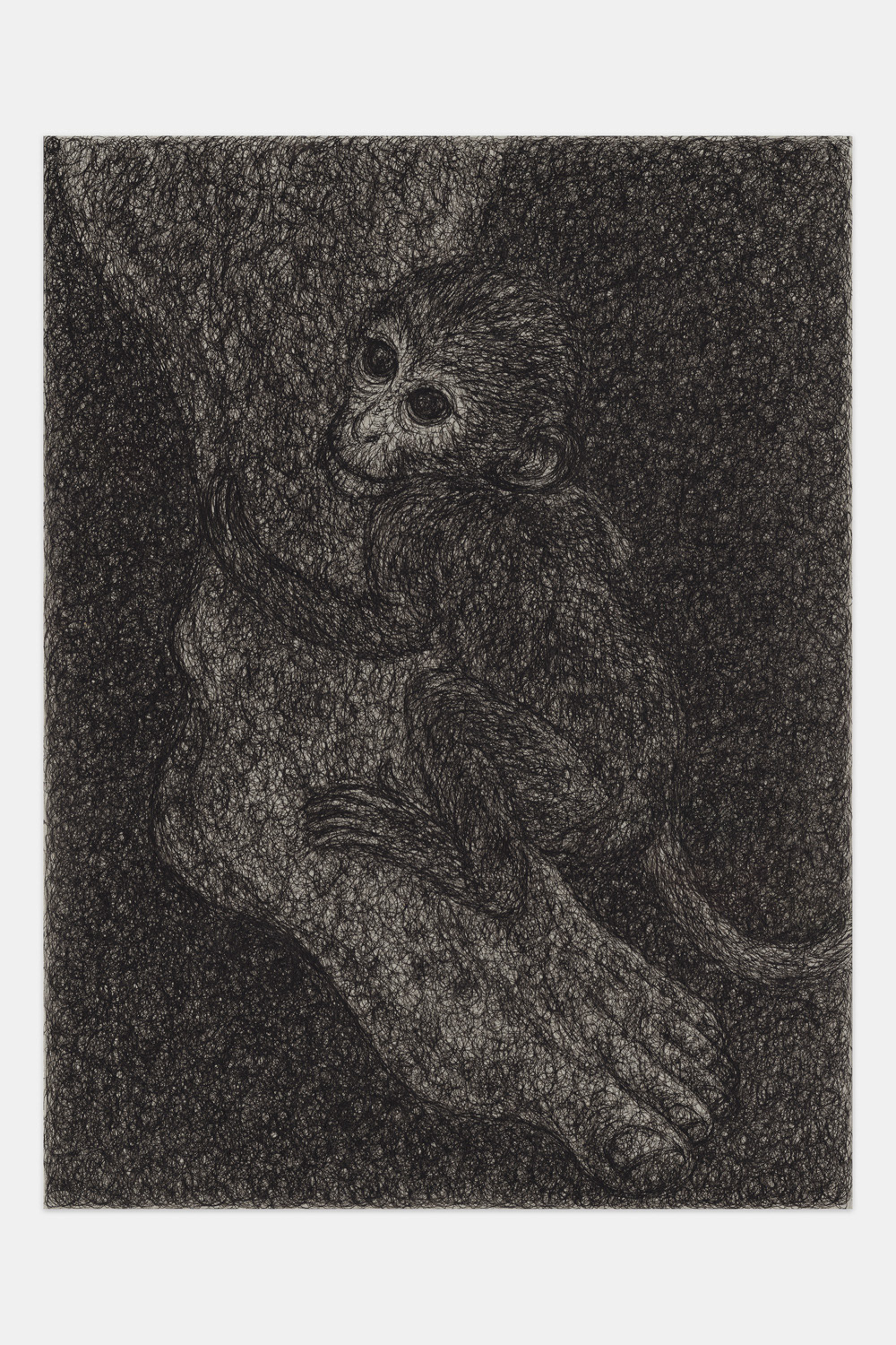 "Stay", 2024, ink on paper, 9x12 inches
