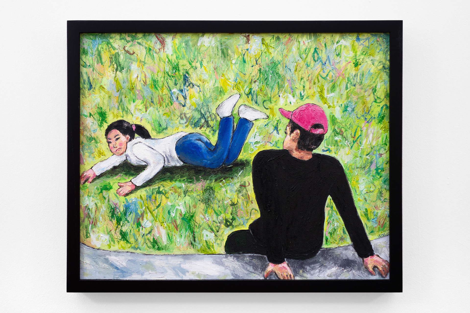 "What We Owe to Each Other", 2018, oil on canvas, 16x20 inches