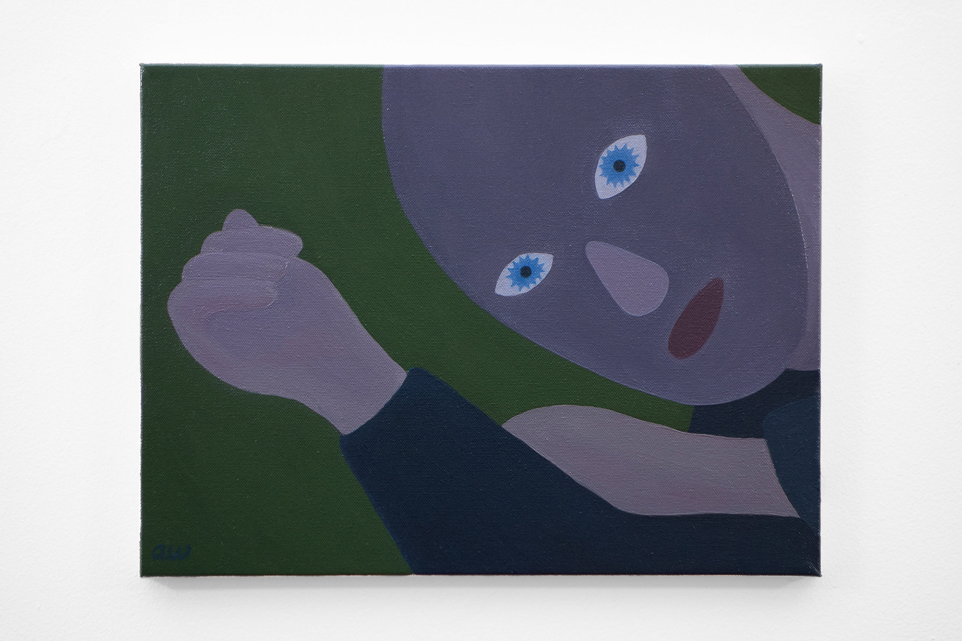"Waiting for a Dream", 2020, oil on canvas, 12x16 inches