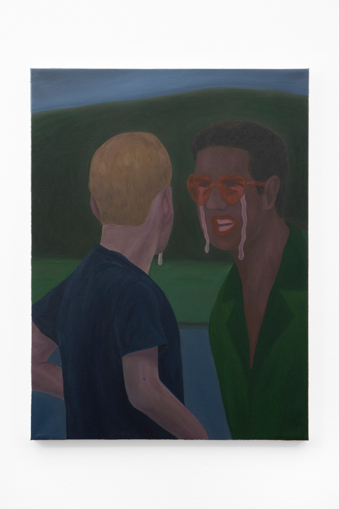 "Just Tell Me What to Do", 2021, oil on canvas, 18x24 inches
