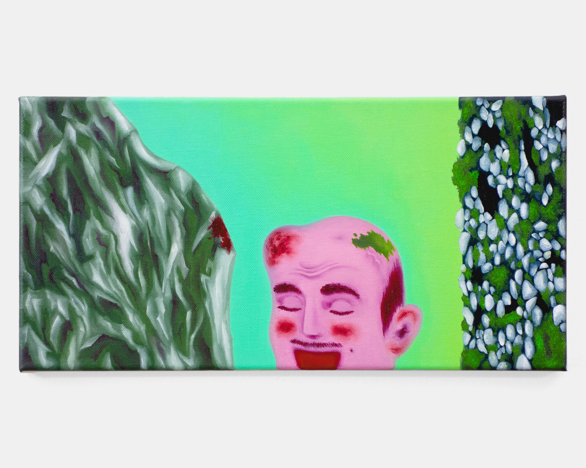 "Amor Fati", 2025, oil on canvas, 8x16 inches