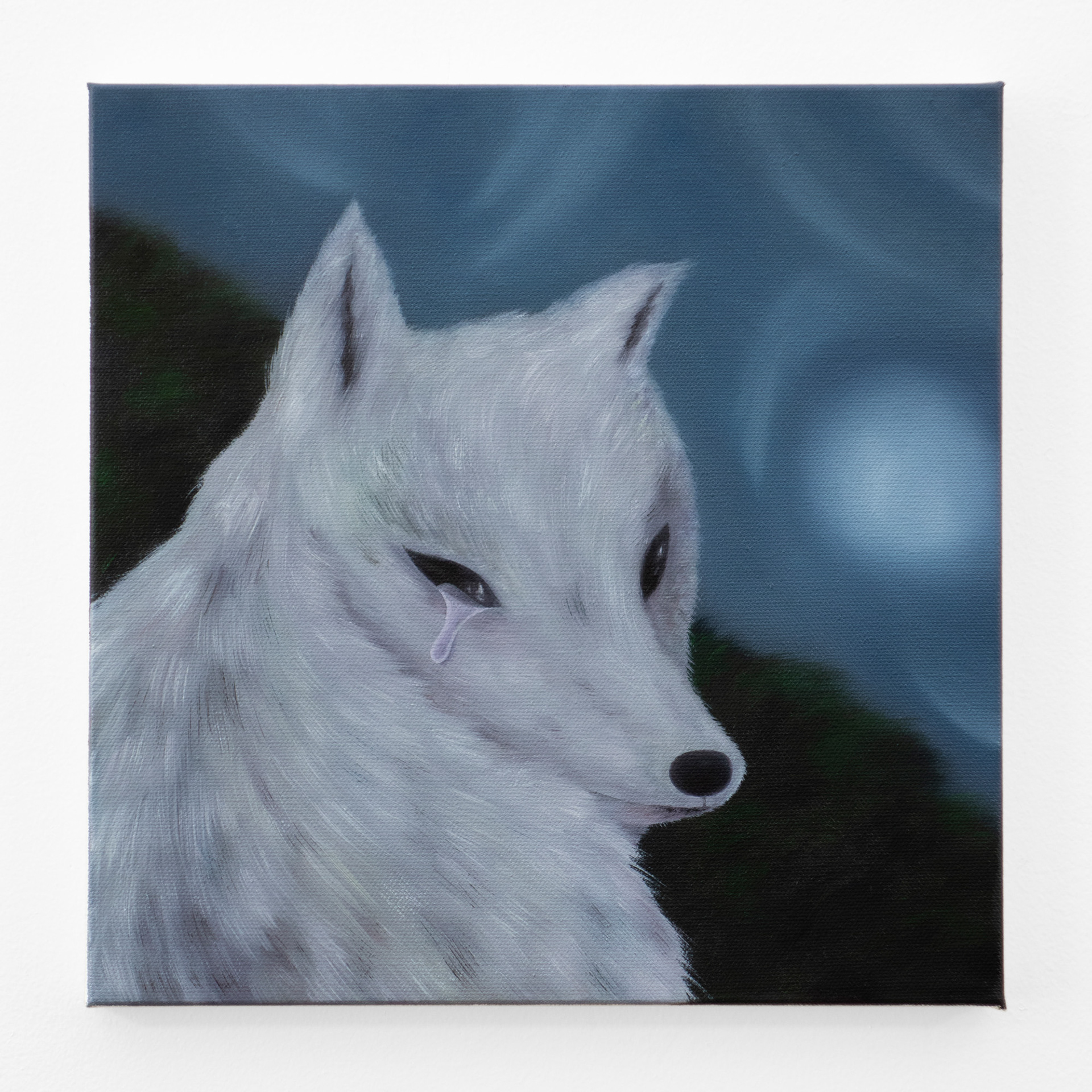 "Never Regretted", 2021, oil on canvas, 12x12 inches