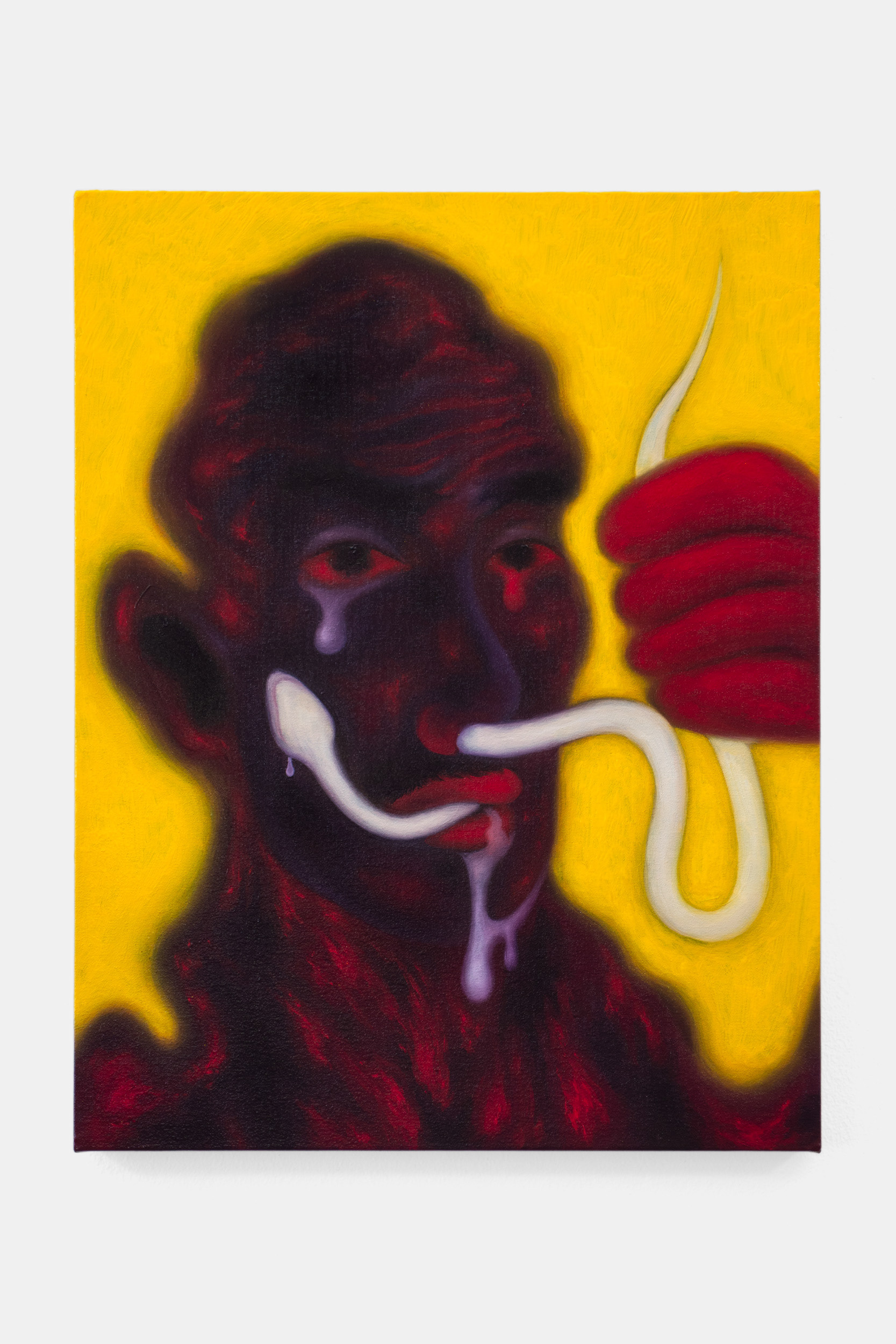 "Father! (My Parents and Myself I)", 2025, oil on linen, 18x14 inches