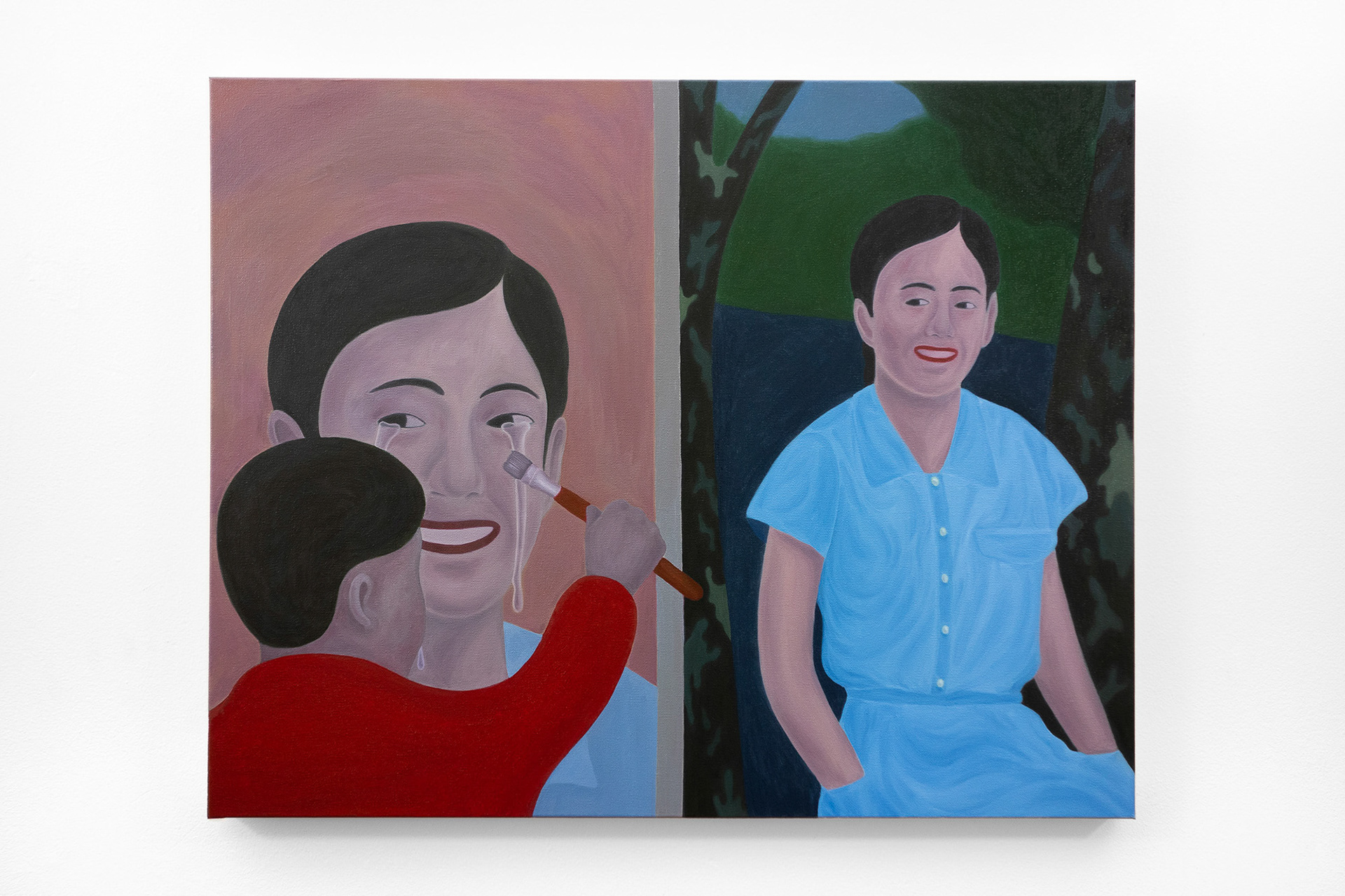 "Portrait for Mom", 2021, oil on canvas, 24x30 inches