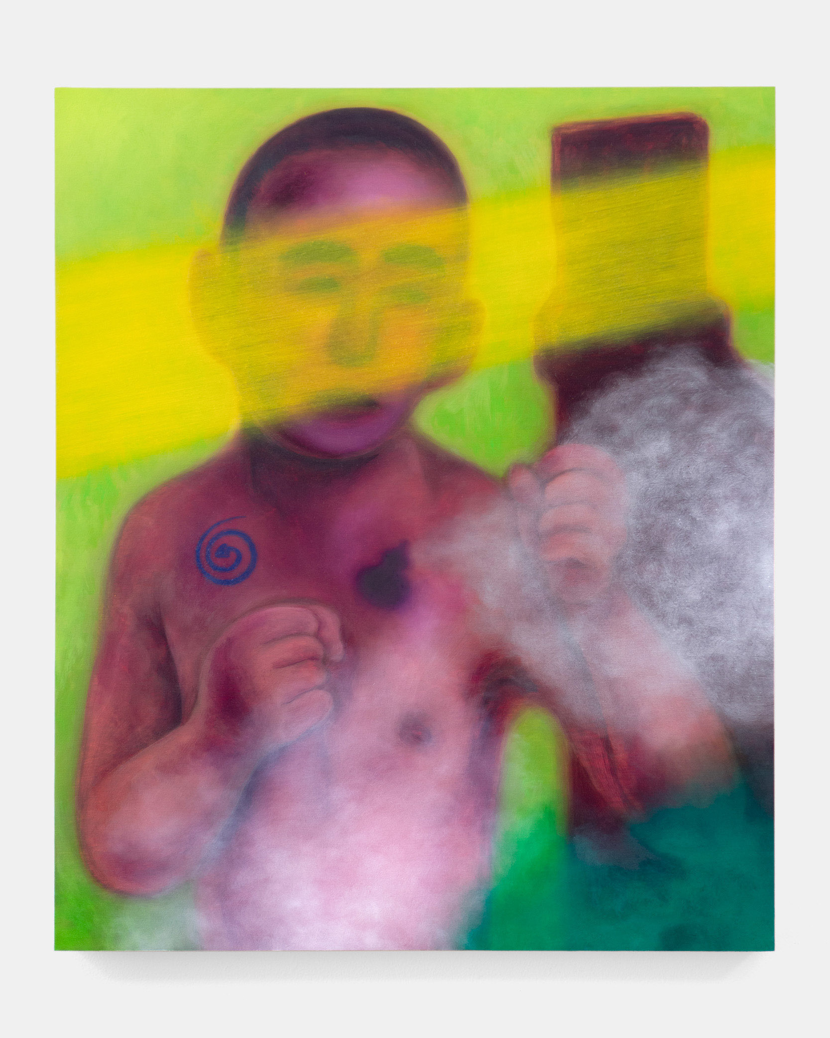 "Soldier Boy", 2025-2026, oil on wood panel, 24x20 inches