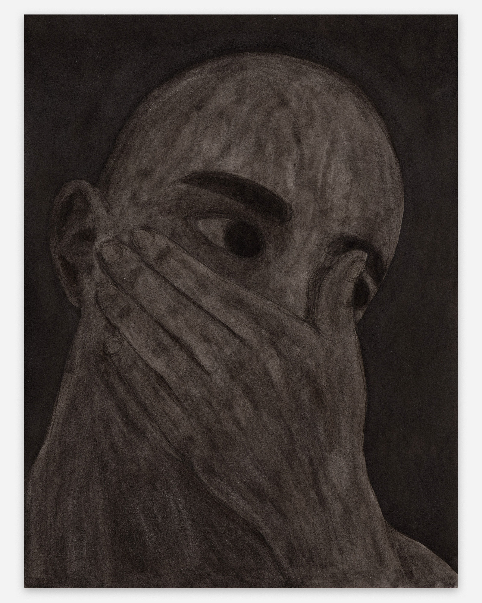 "Nightmare Fantasy", 2020, ink on paper, 12x9 inches