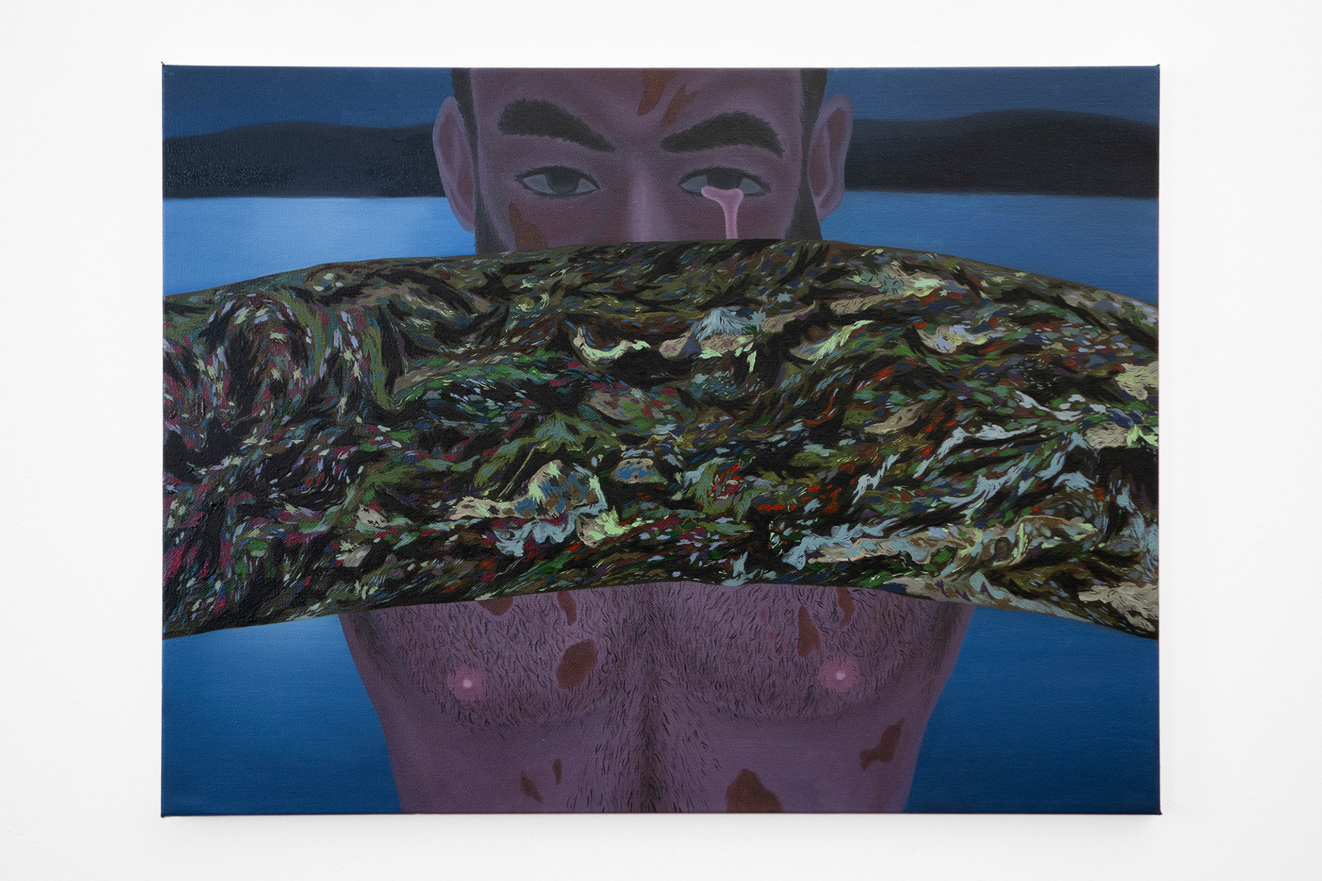 "Thank You for Forgetting Me", 2021, oil on canvas, 18x24 inches