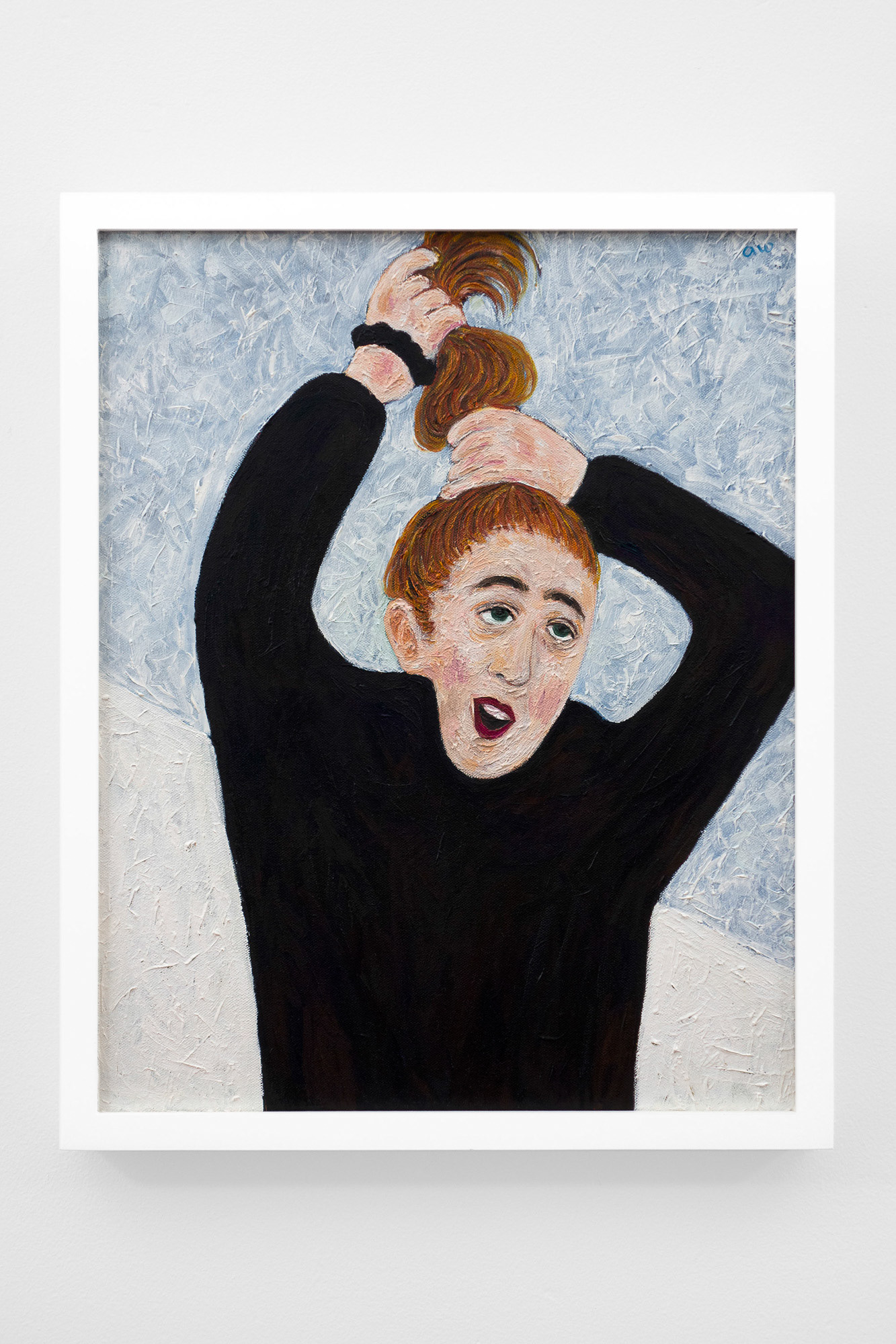 "Who's Sorry Now", 2019, oil on canvas, 16x20 inches