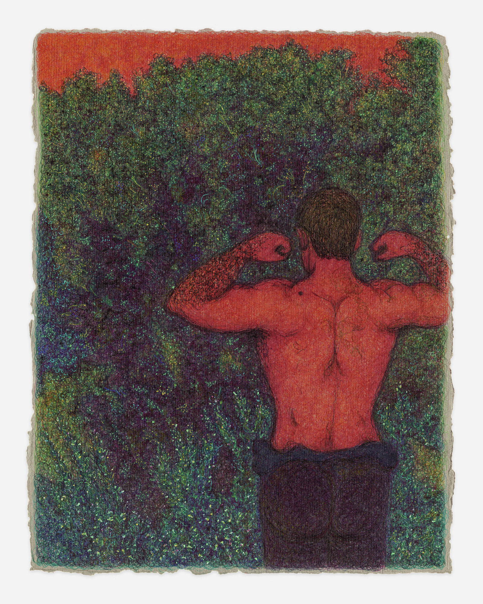 "A Lifelong Humiliation", 2025, ink on paper, 11.25x8.75 inches