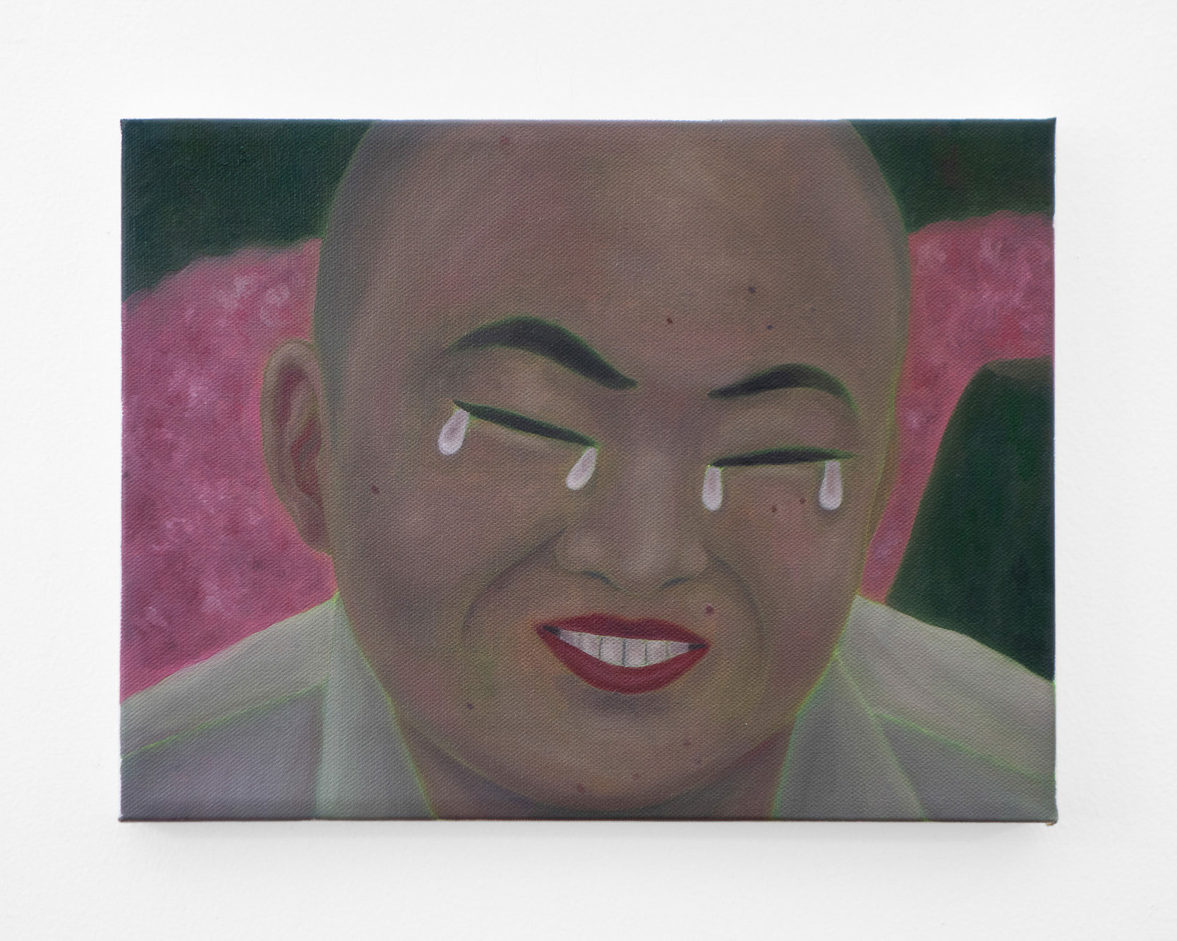 "Please Stop Feeling Sorry for Me", 2021, oil on canvas, 9x12 inches