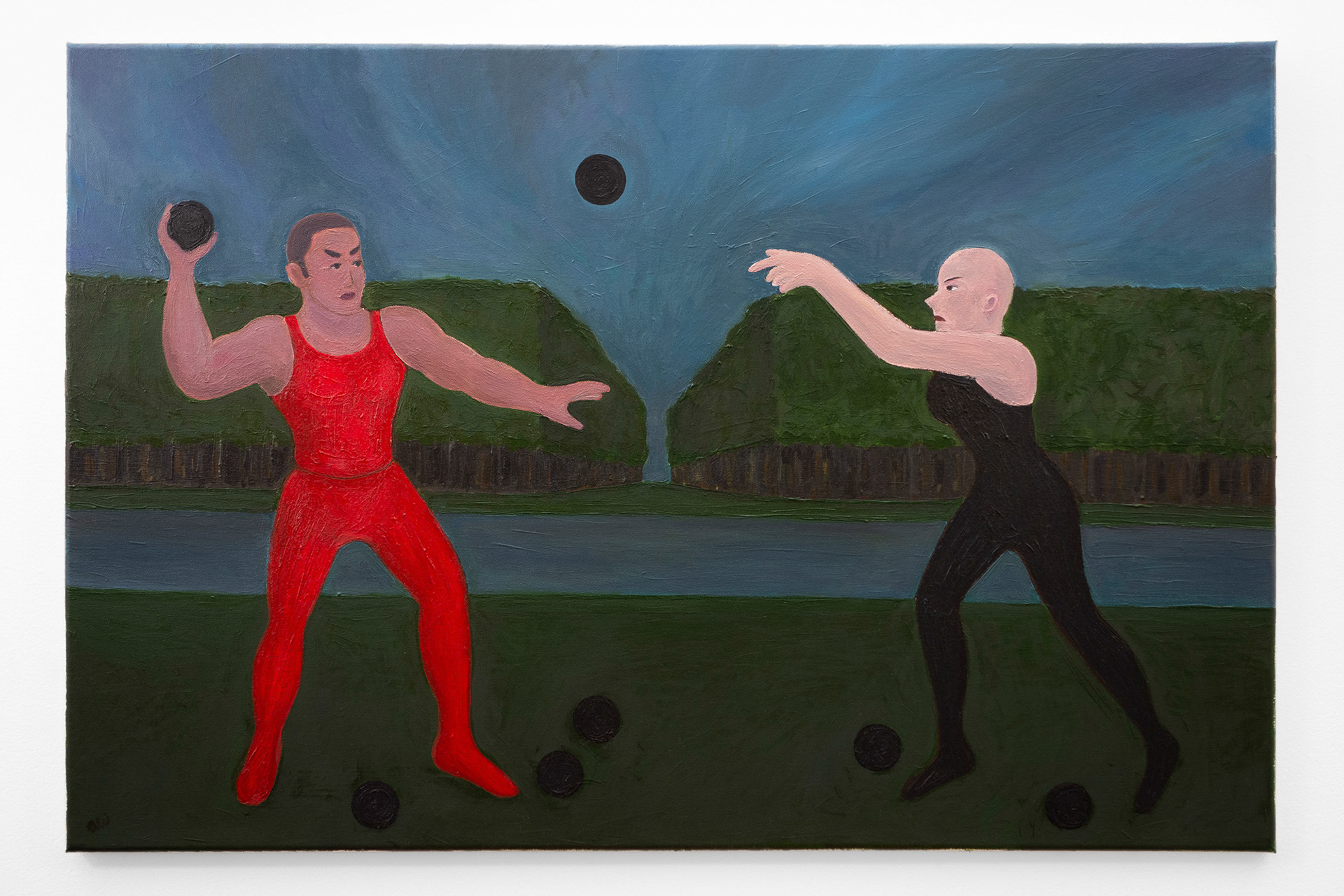 "Love Theme", 2019, oil on canvas, 24x36 inches