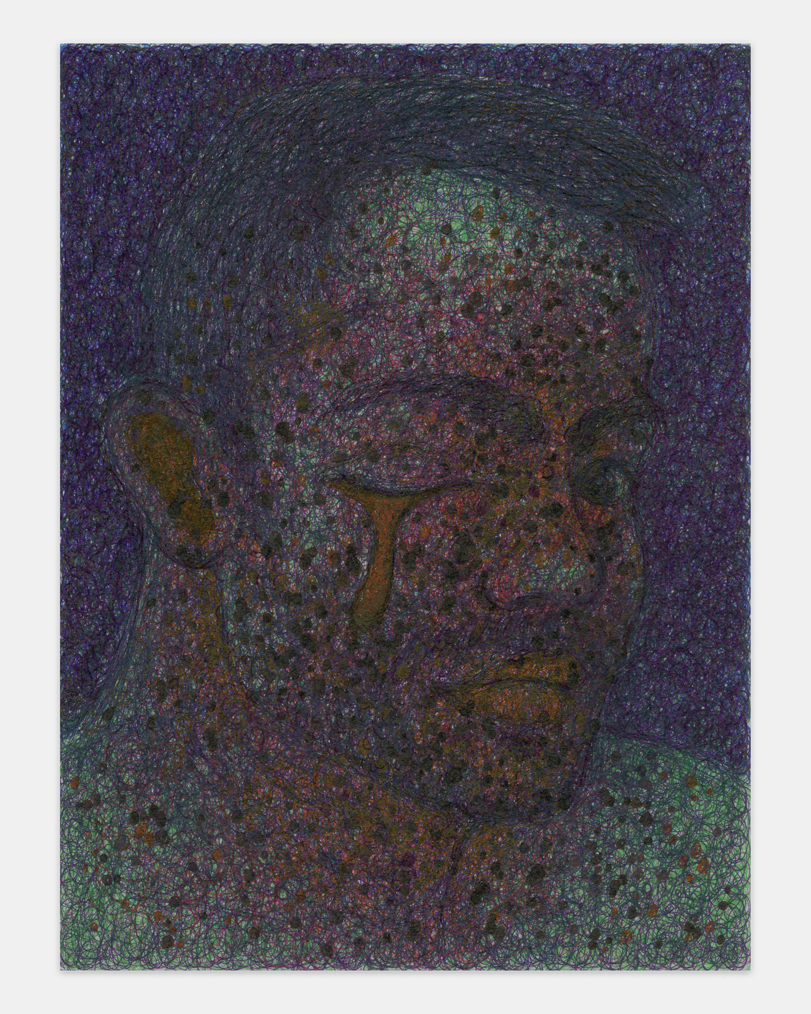"A Working Boy", 2024, ink on paper, 8x6 inches