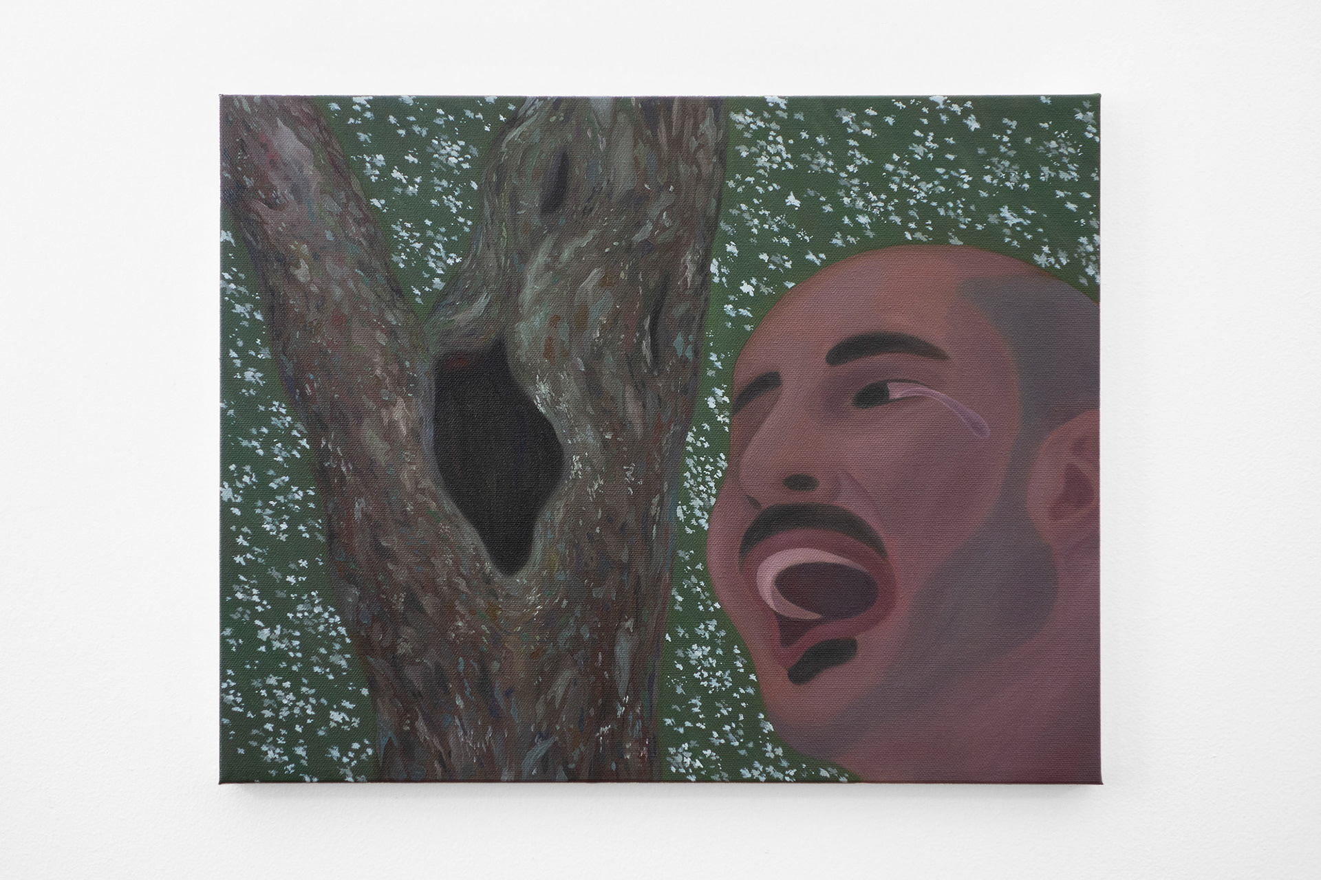 "I Thought We Were Friends", 2021, oil on canvas, 14x18 inches