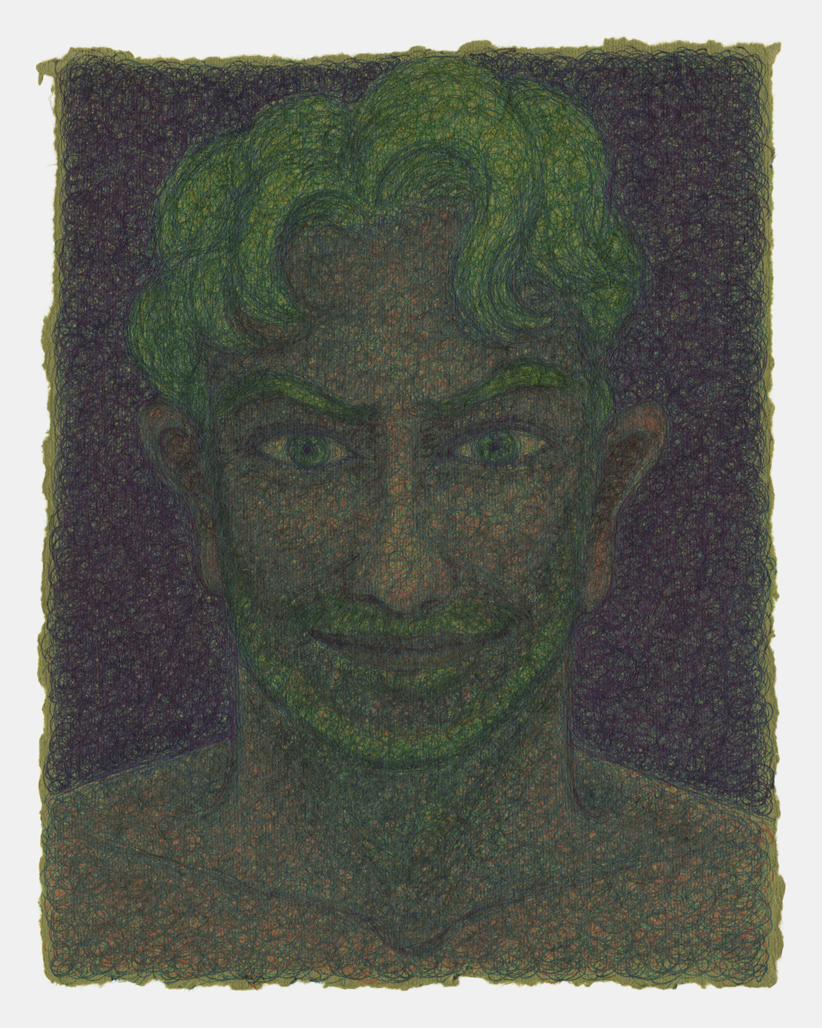 "Charles (From Memory)", 2023, ink on paper, 11.5x9 inches