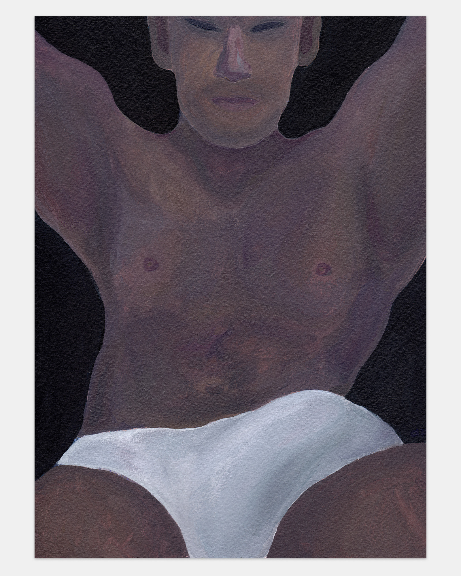 "Comeback", 2020, acrylic on paper, 12x9 inches