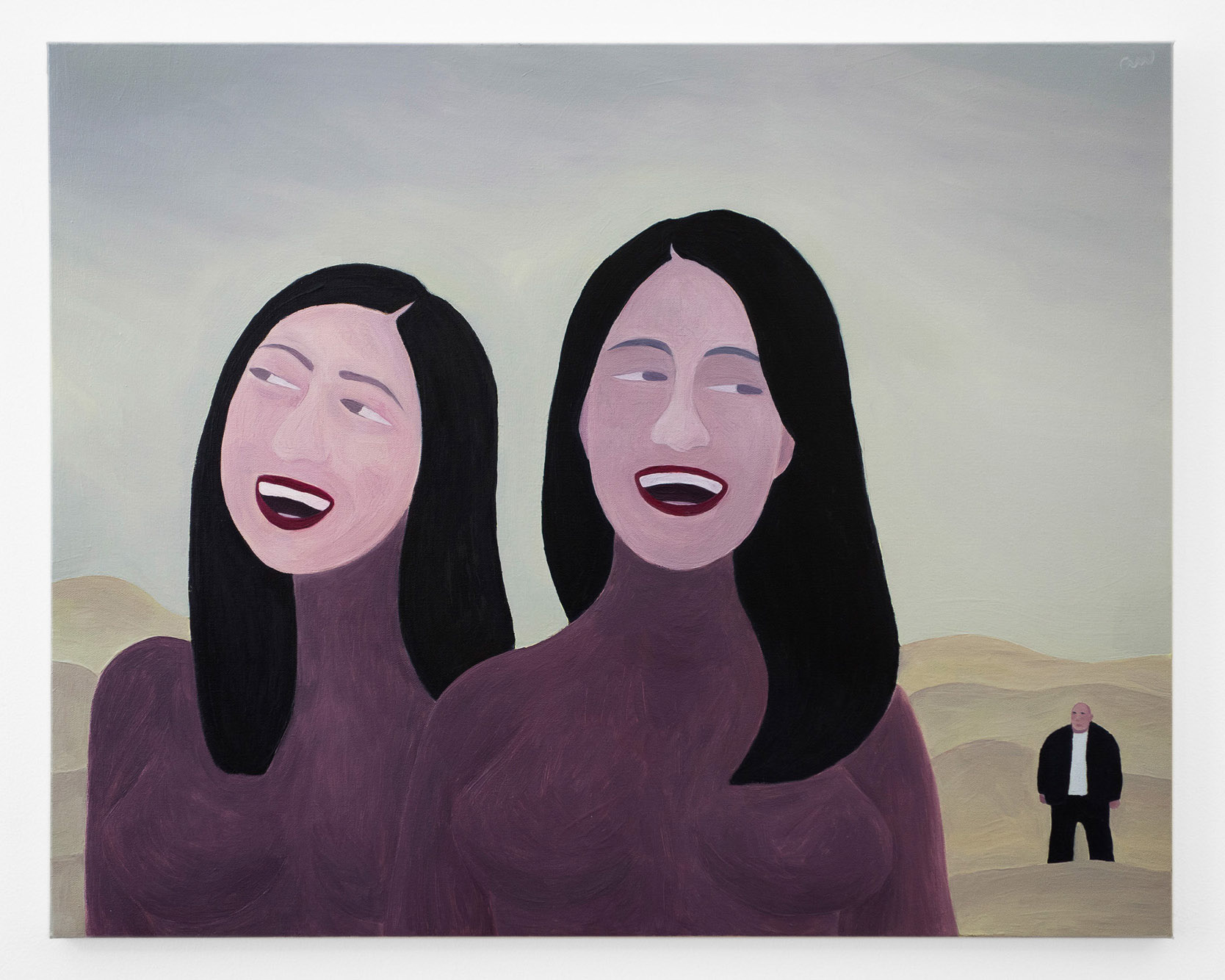 "Just Wait", 2019, oil on canvas, 24x30 inches