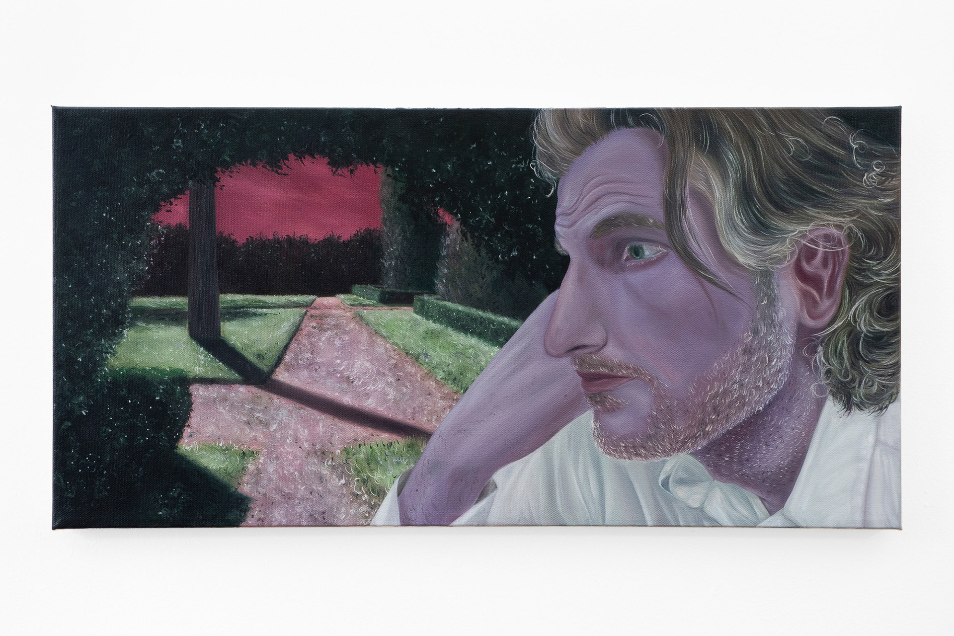 "Unforgettable", 2022, oil on canvas, 12x24 inches