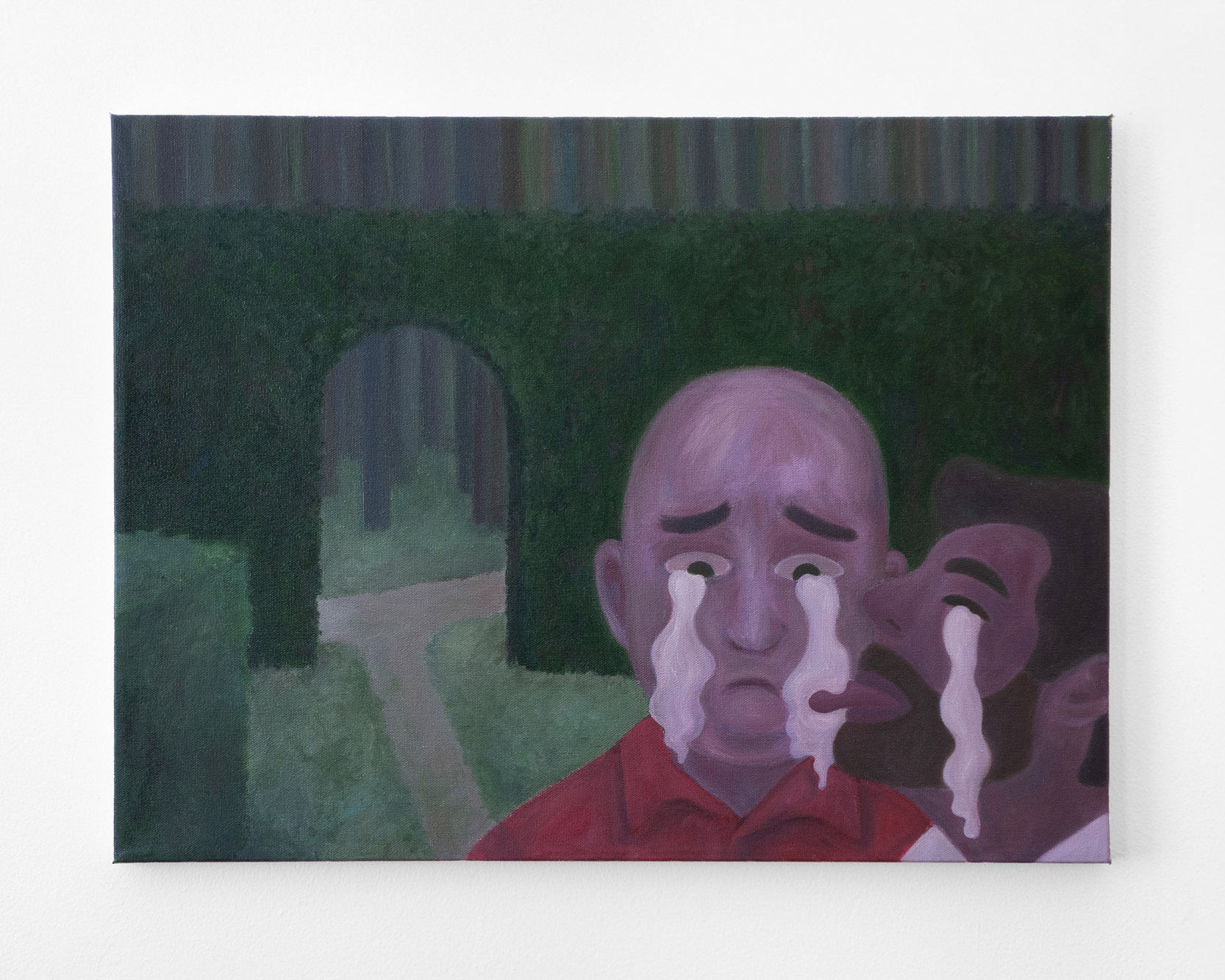 "Now I Love You More", 2021, oil on canvas, 18x24 inches