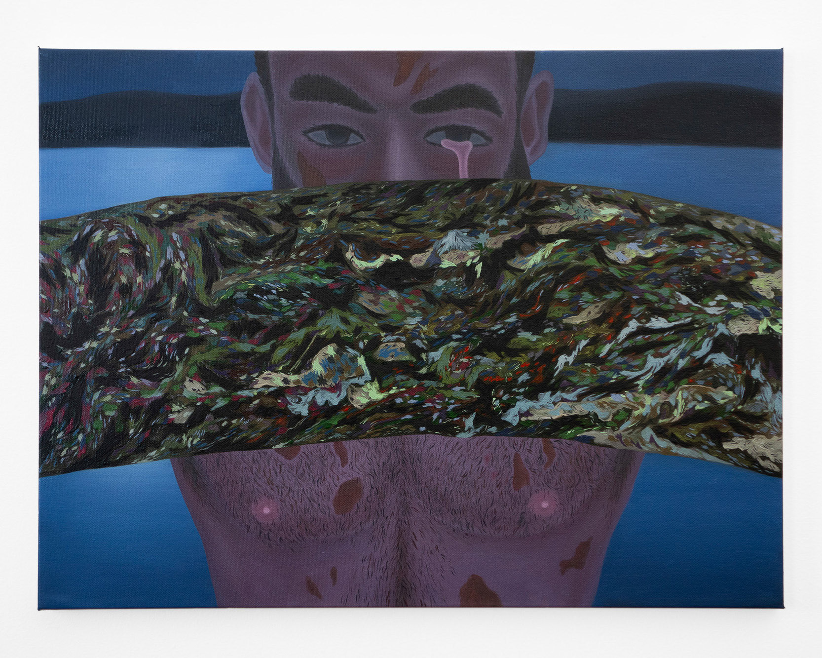 "Thank You for Forgetting Me", 2021, oil on canvas, 18x24 inches