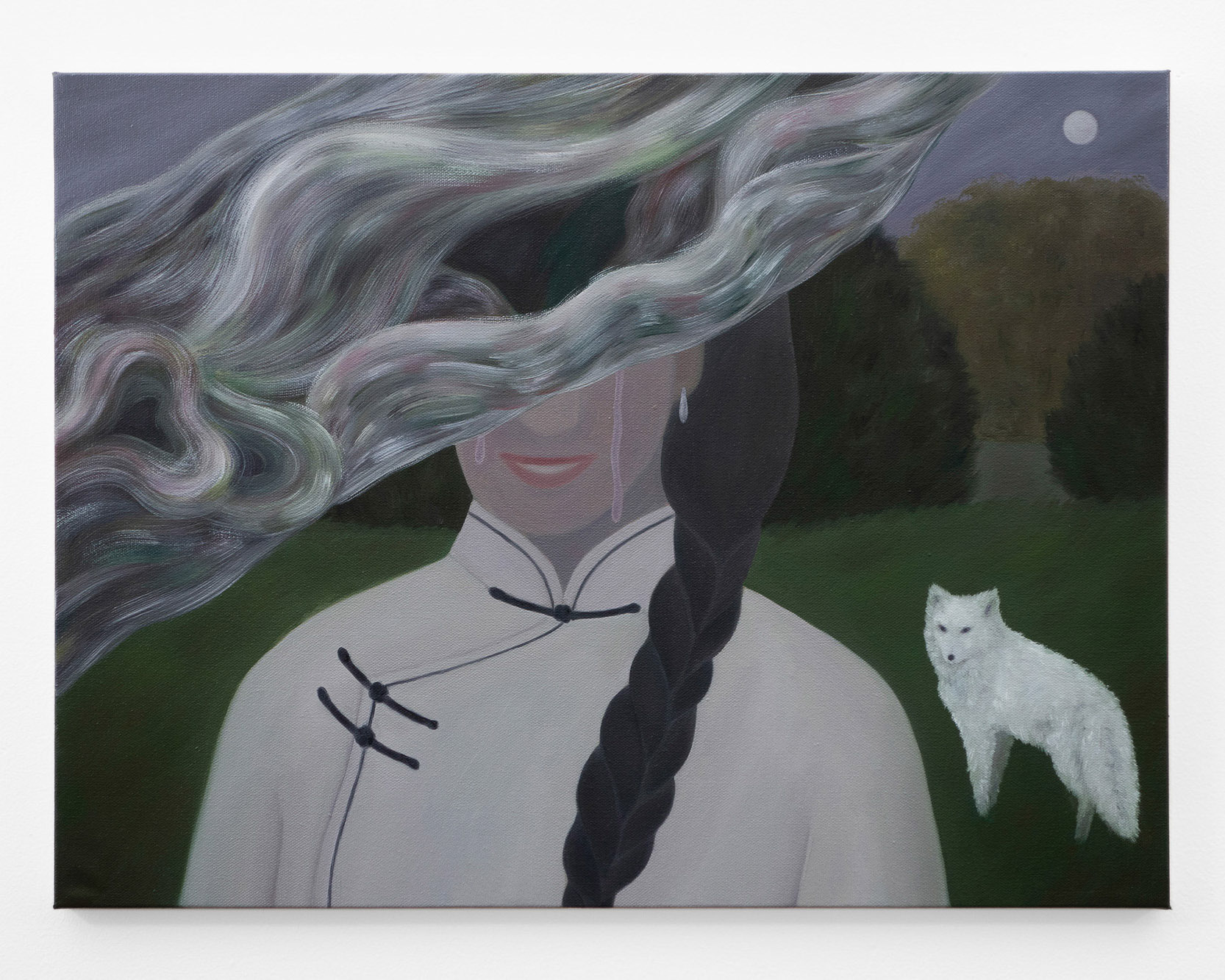 "You Are the Recurring Story in My Dream", 2021, oil on canvas, 18x24 inches