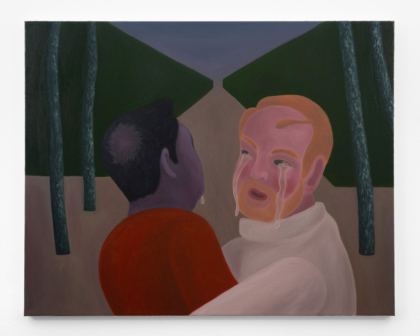 "I Will Wait Until You Are Ready", 2021, oil on canvas, 24x30 inches