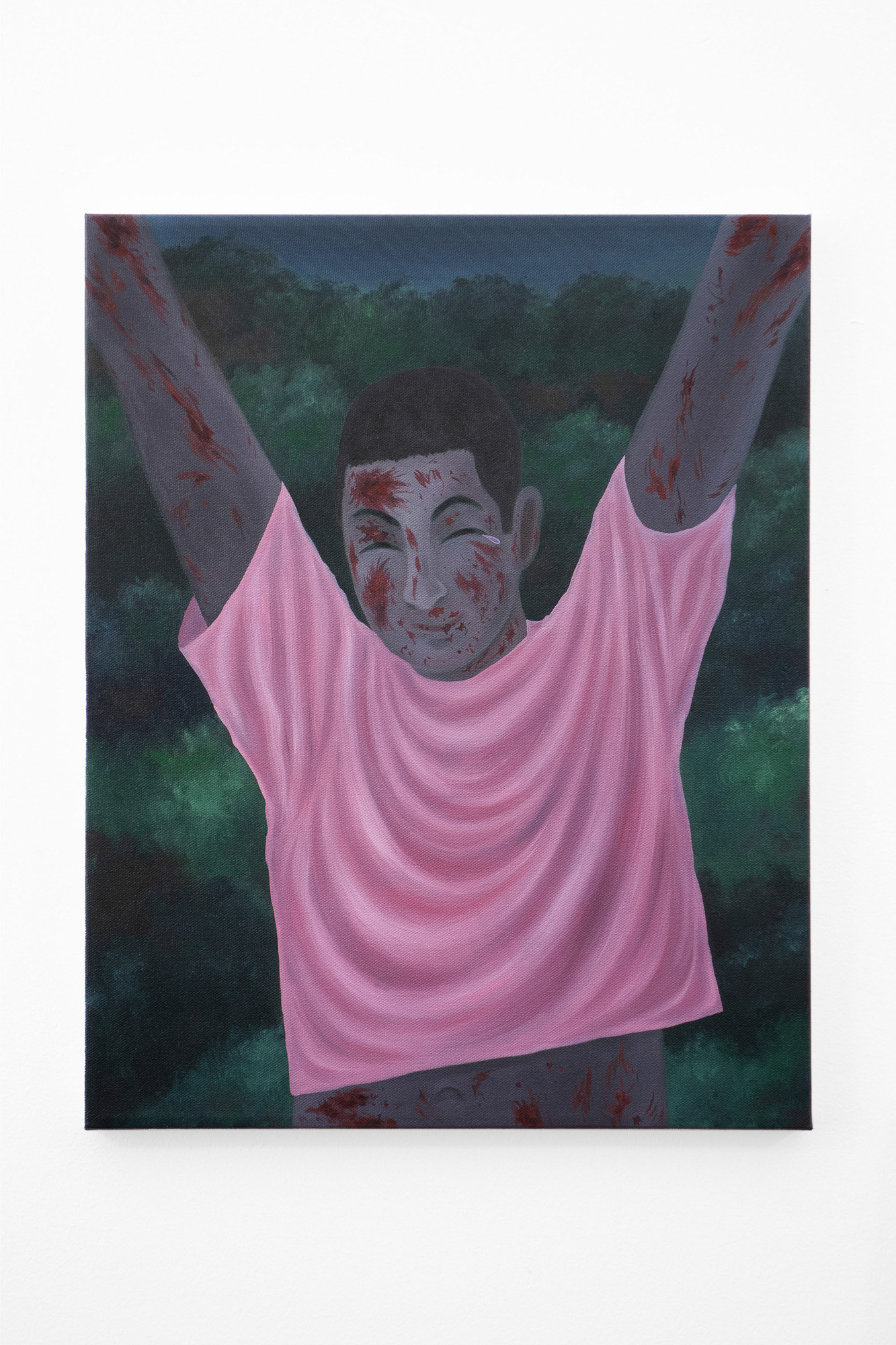 "Don't Wait for Me", 2021, oil on canvas, 16x20 inches