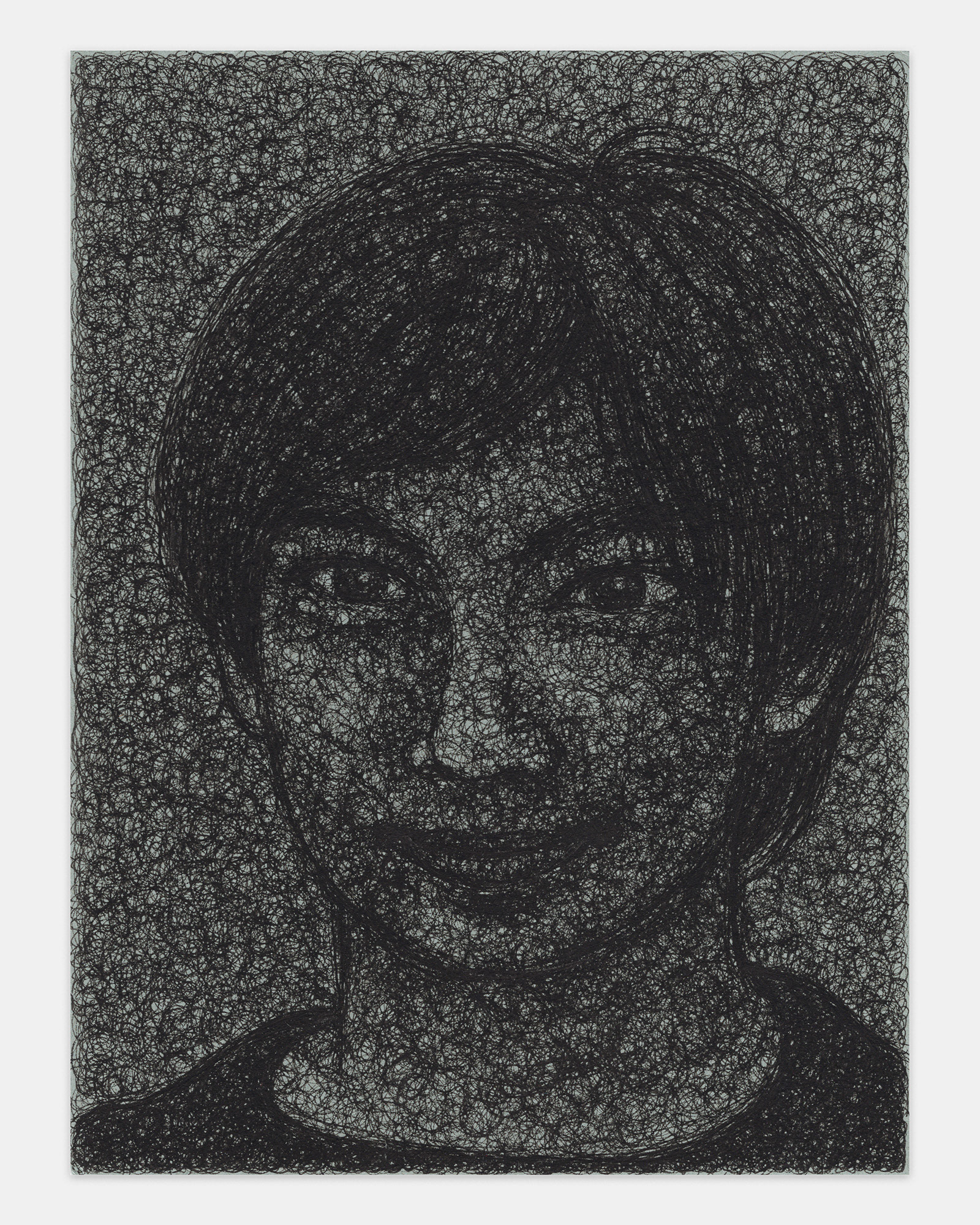 "There Was a Boy", 2023, ink on paper, 8x6 inches